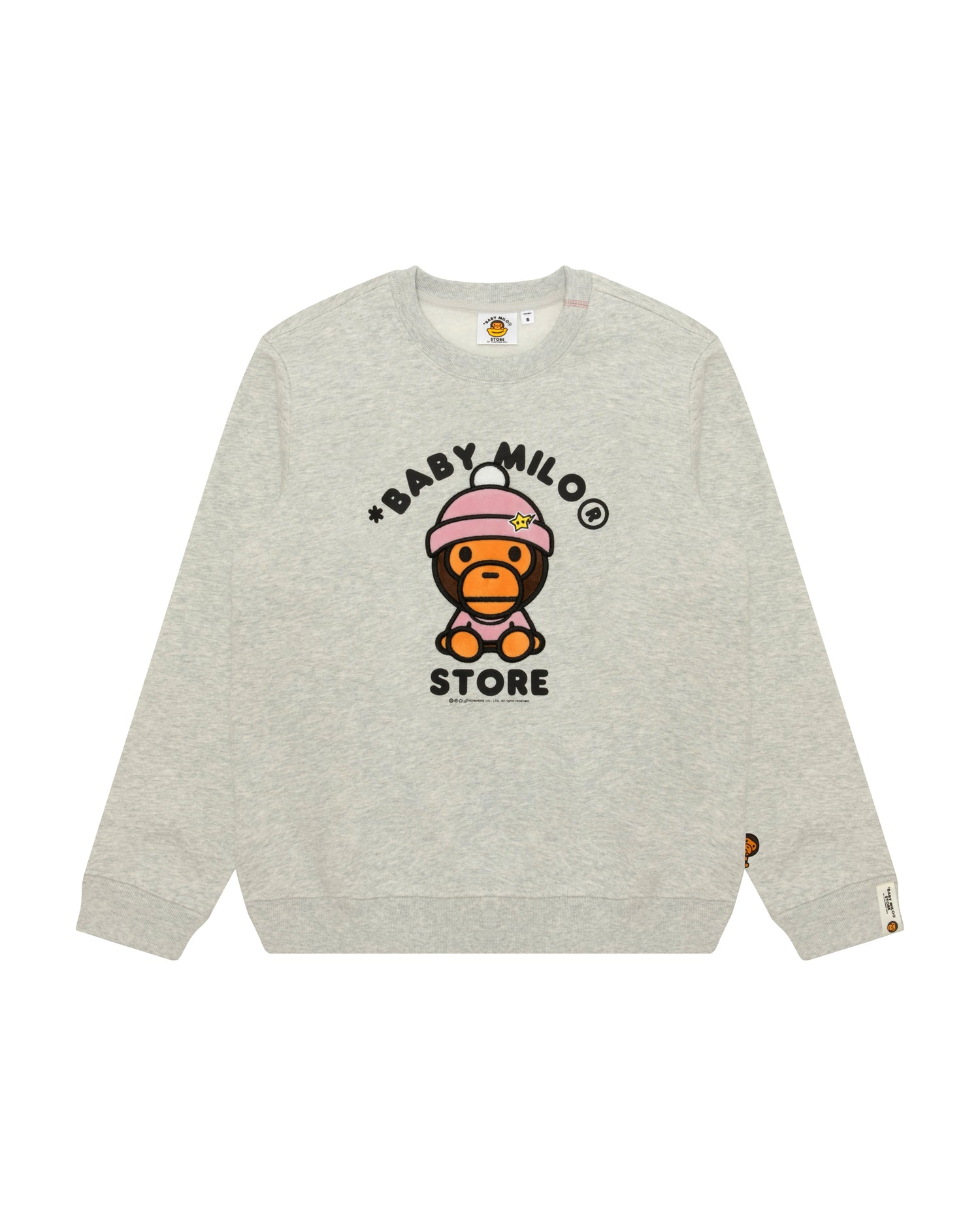 BABY MILO® STORE Baby Milo crew neck sweatshirt | Bape official