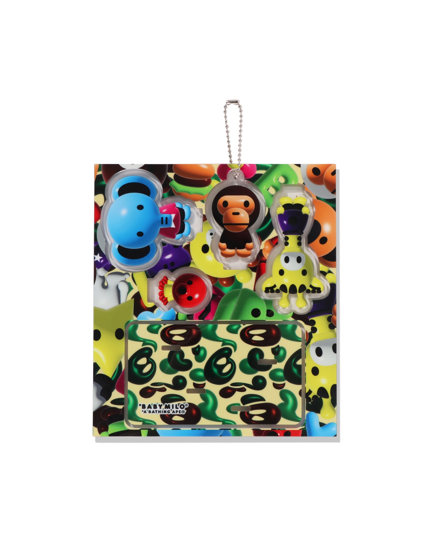 A BATHING APE® 3D Milo All Friends Acrylic Stand Keychain | Bape