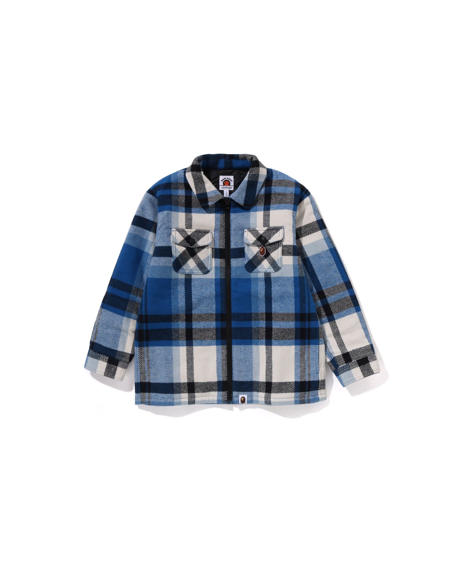 A BATHING APE® Kids BAPE Check Jacket | Bape official website – INT.BAPE.COM