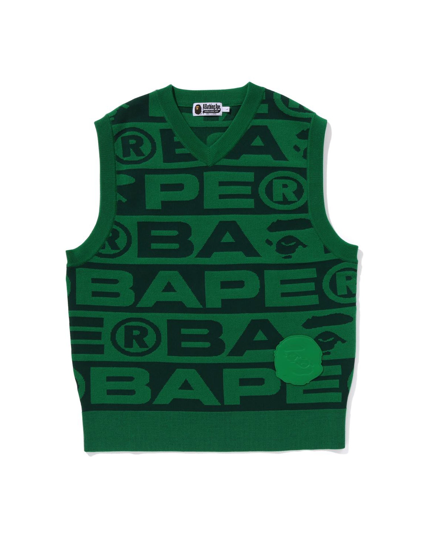 A BATHING APE® Lux Sport Pattern Knit Vest | Bape official