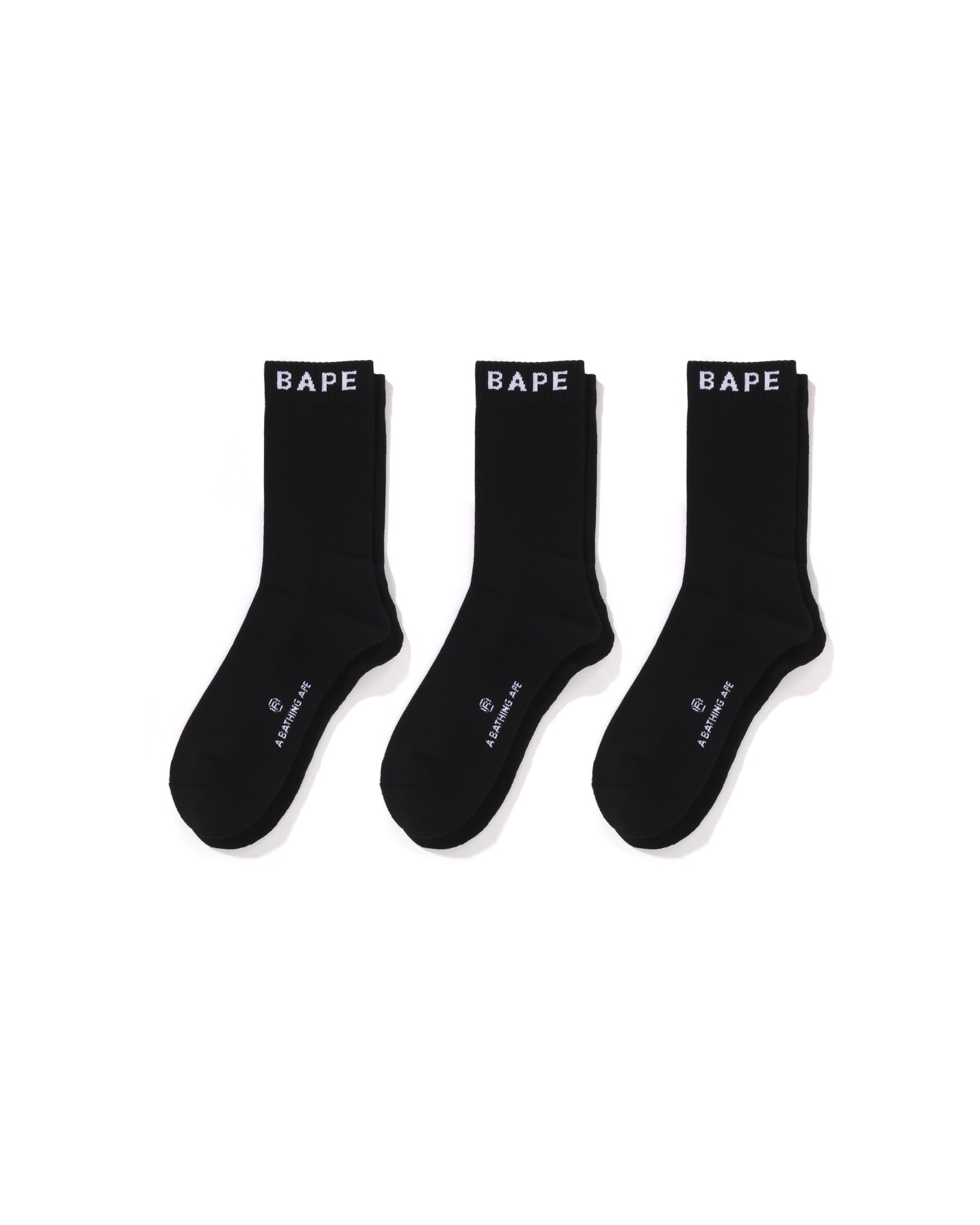 A BATHING APE® BAPE Socks 3 Pairs | Bape official website