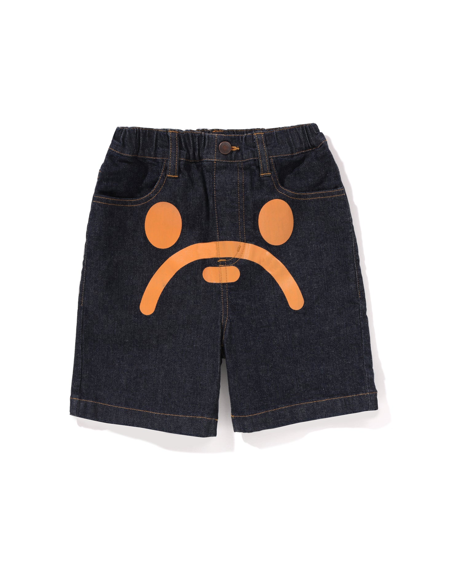 パンツ A Bathing Ape MILO FACE DENIM SHORTS L MILO FACE 10 OZ STRETCH DENIM SHORTS | bape.com