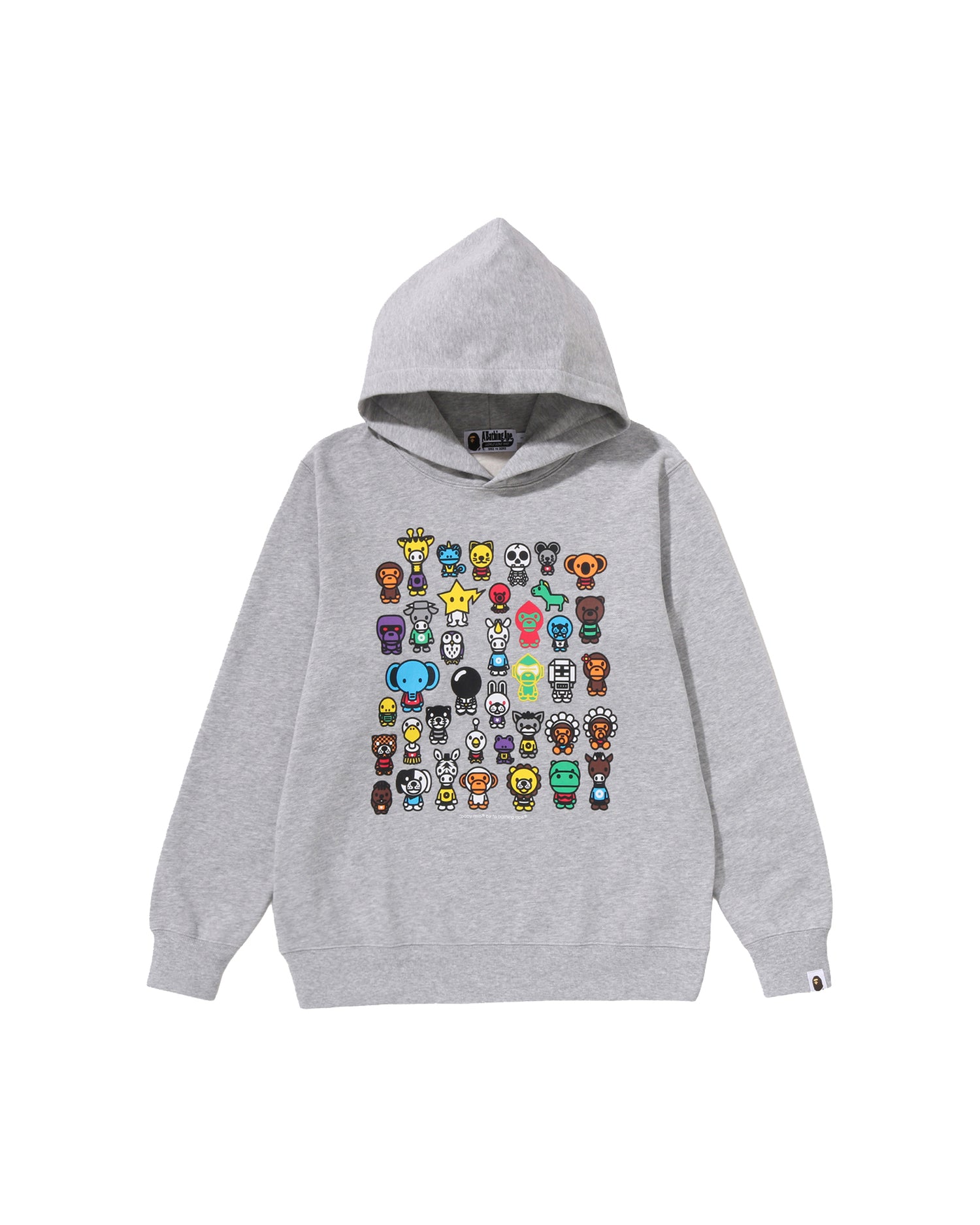 A BATHING APE® Kids a to Z Pullover Hoodie Jr | Bape official