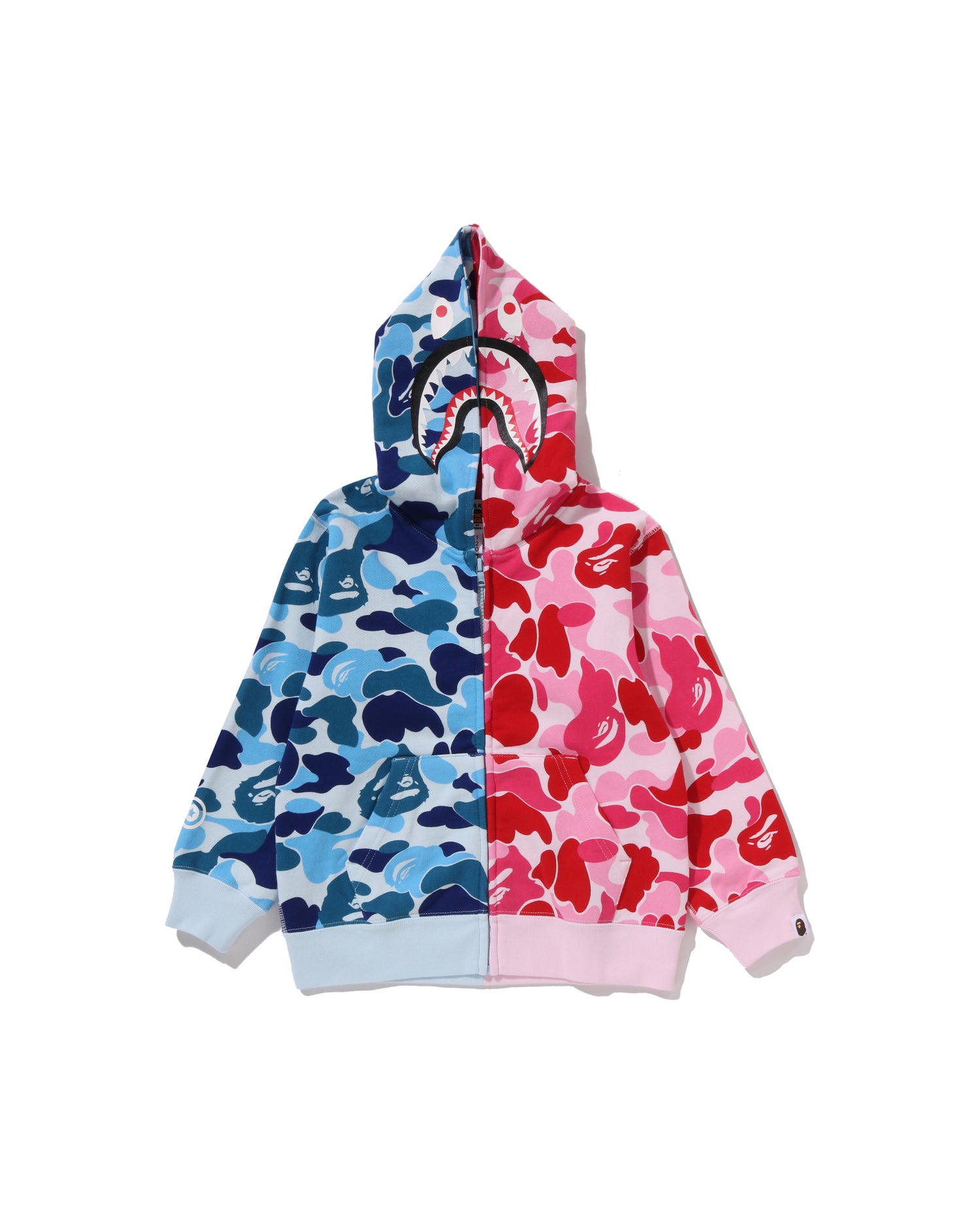 BAPE ABC CAMO FULL ZIP HOODIE パーカー BAPE® Ladies Abc Flower Shark Full Zip Hoodie is available