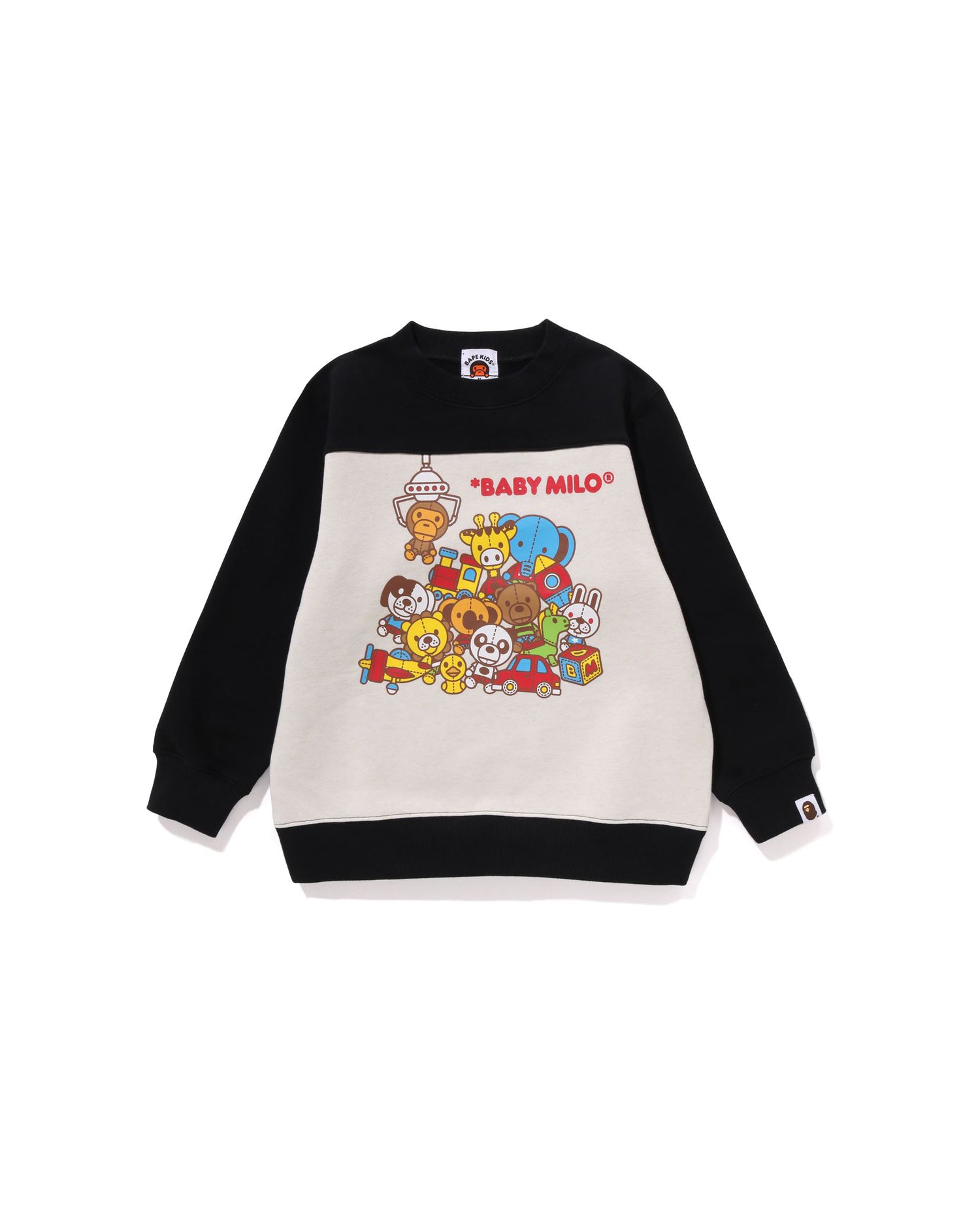 A BATHING APE® Kids Baby Milo UFO Game Crewneck | Bape official