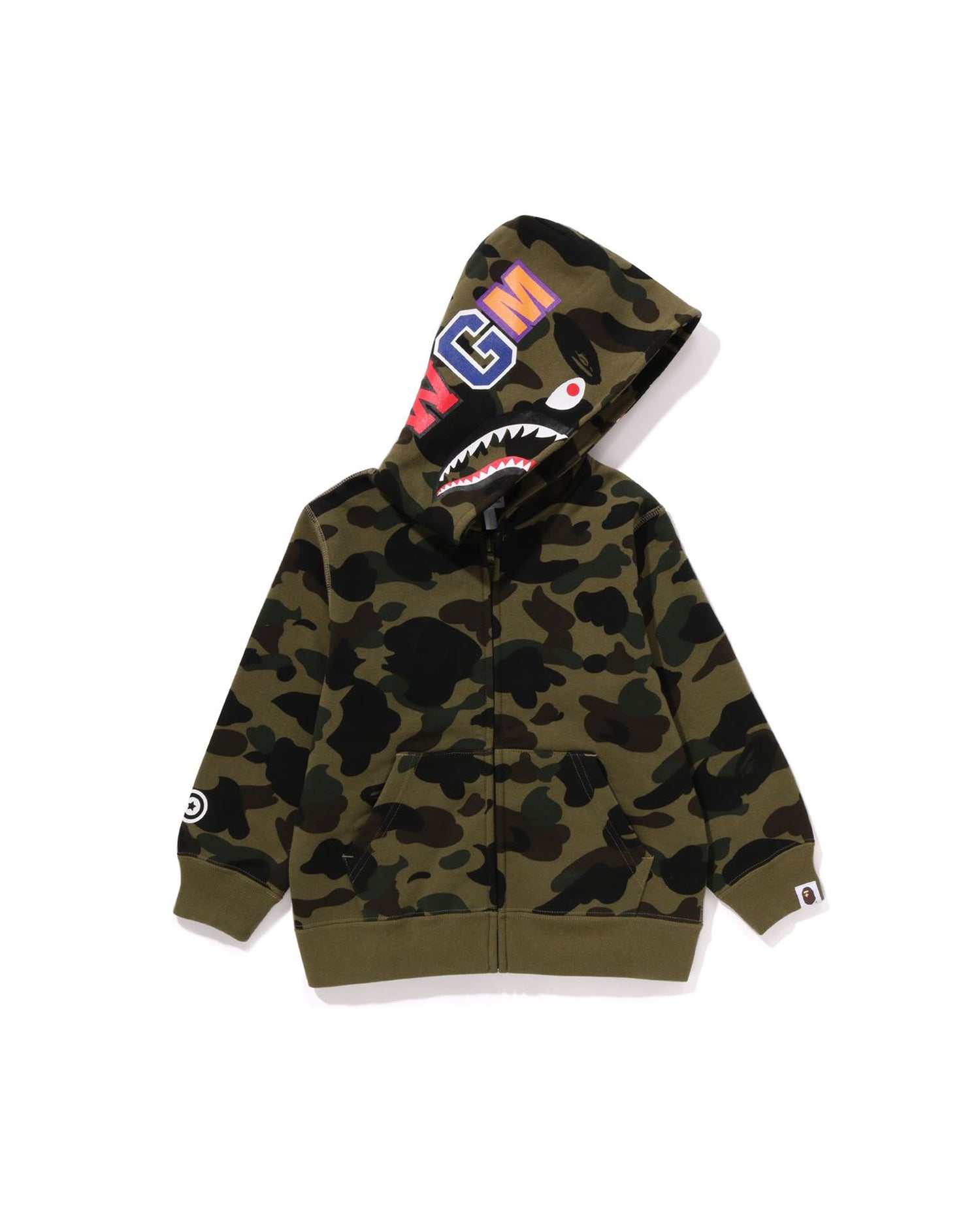 Kids 1st Camo Shark Zip Hoodie