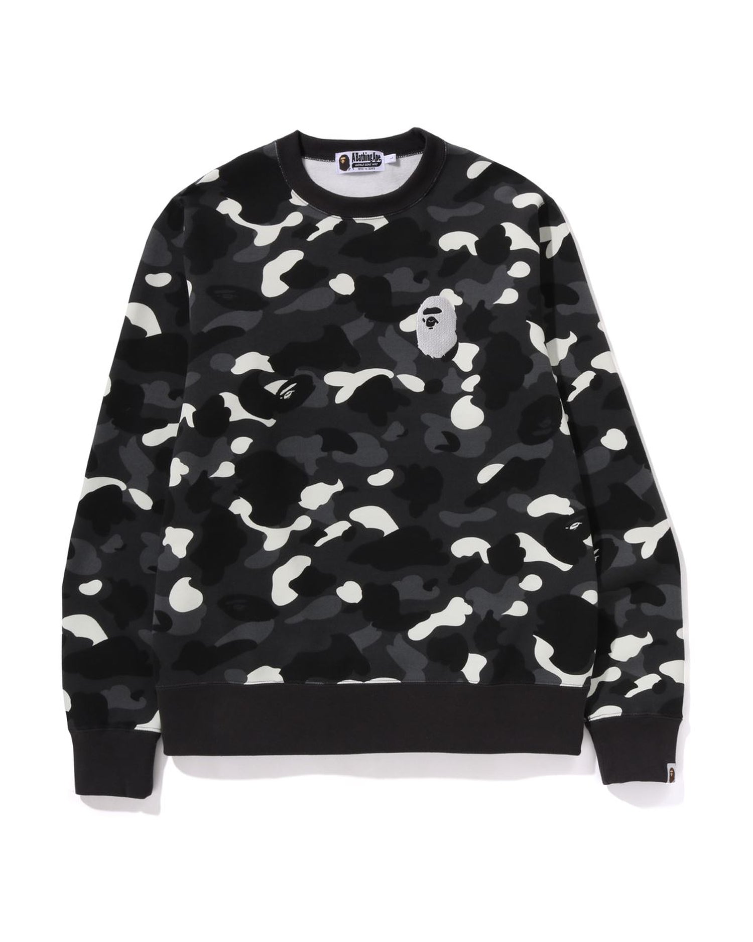 A BATHING APE® City Camo Large Ape Head Crewneck | Bape