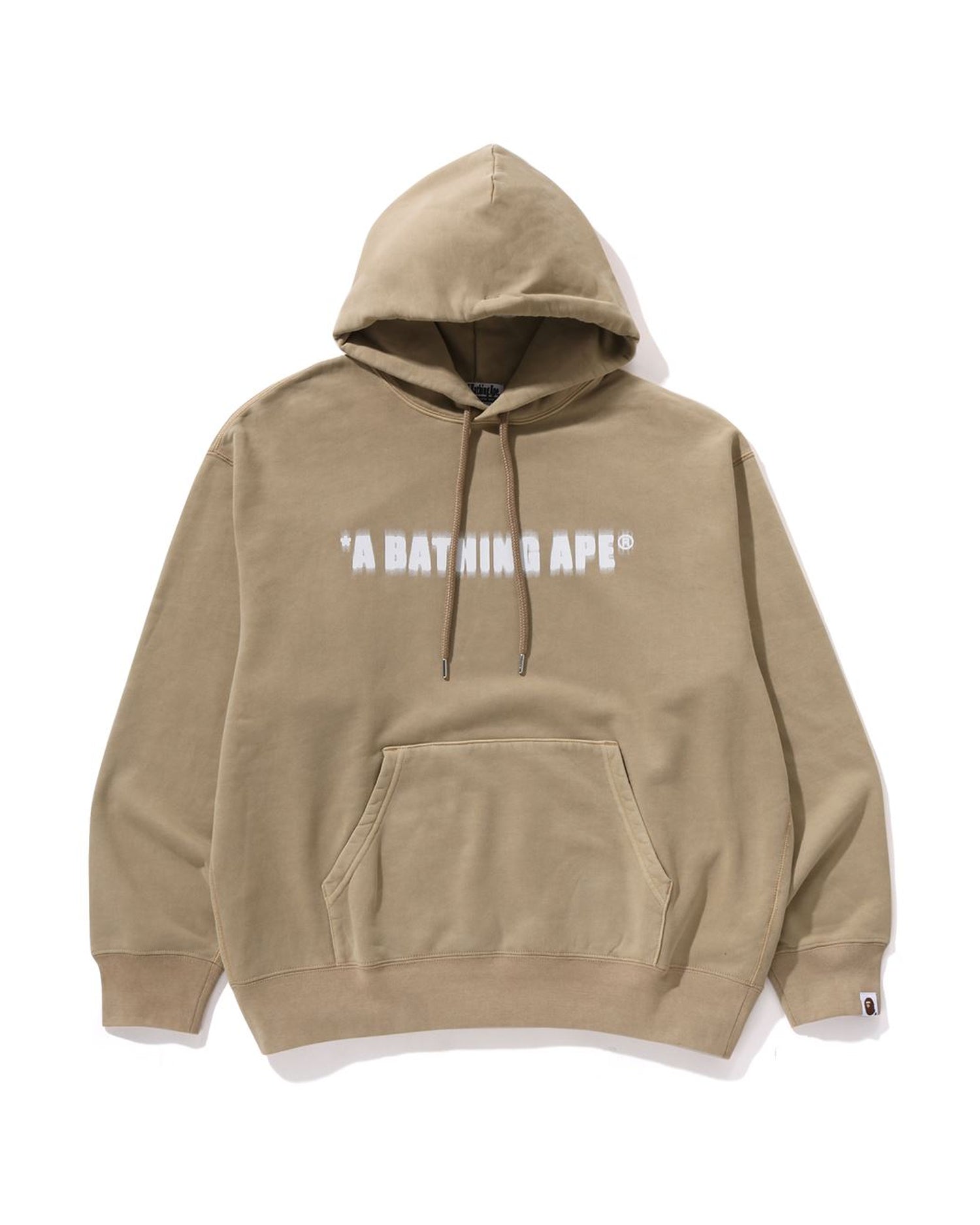 A BATHING APE® Garment Dye Bathing Ape Logo Relaxed Fit Pullover Hoodie |  Bape official website – INT.BAPE.COM