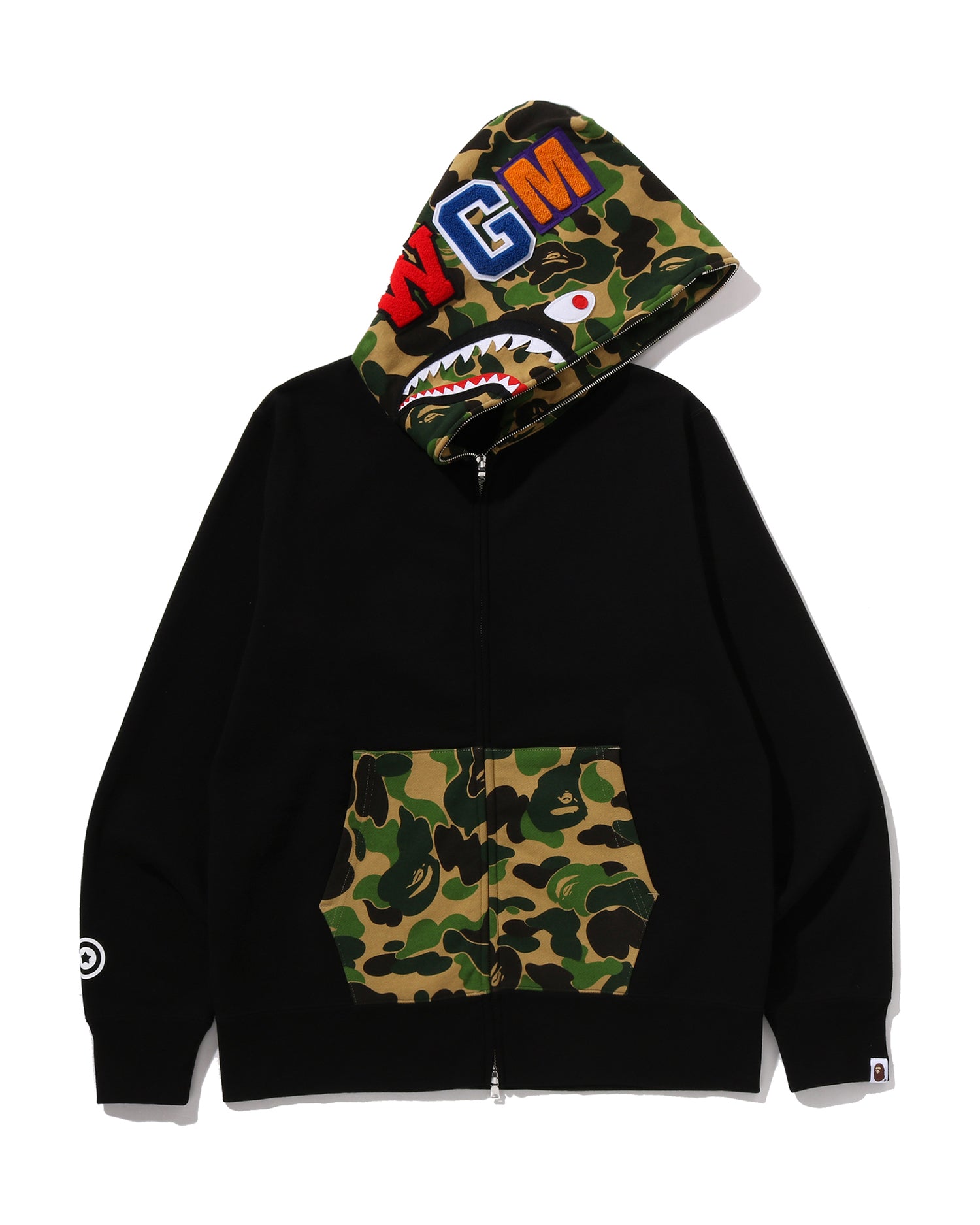 A BATHING APE® Abc Camo Shark Full Zip Hoodie | Bape official