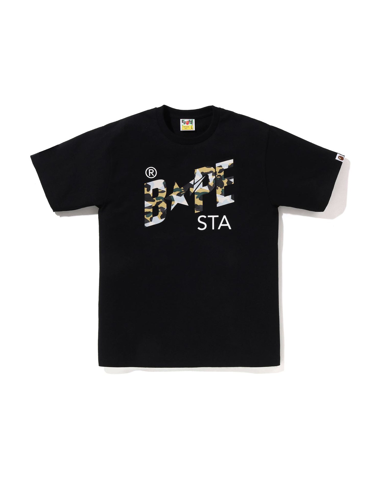 A BATHING APE® STA Over Print 1st Camo BAPE STA Tee | Bape