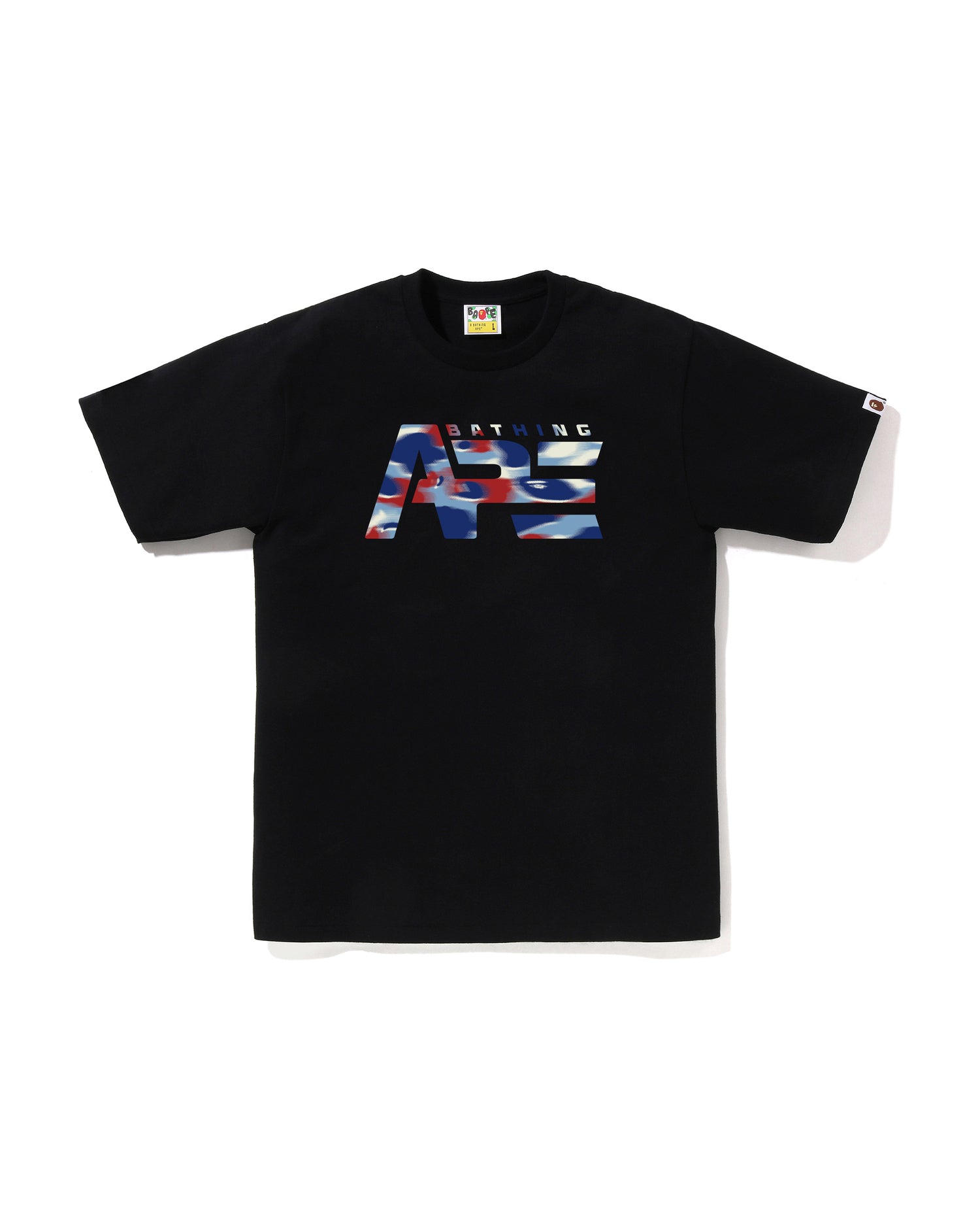 ベイシングエイプ　蛍光トレイ A BATHING APE® Screen Camo Tactical Logo Tee | Bape official