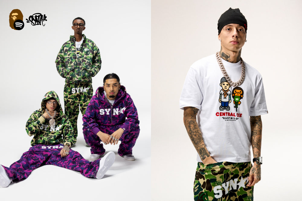 BAPE® X SPOTIFY X SYNA by Central Cee BAPE x SPOTIFY x SYNA by Central Cee – INT.BAPE.COM