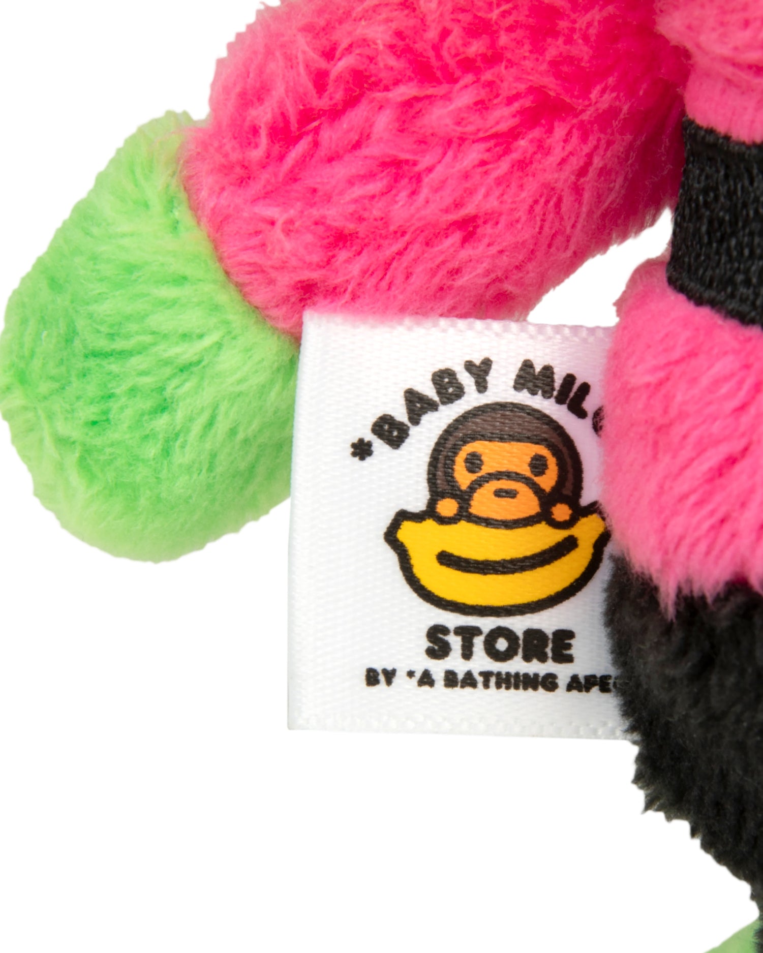 ぬいぐるみ BAPE BABY MILO PLUSH DOLL KEYCHAIN PINK BABY MILO Keychain Pink Plush Doll A BATHING APE BAPE JAPAN New w