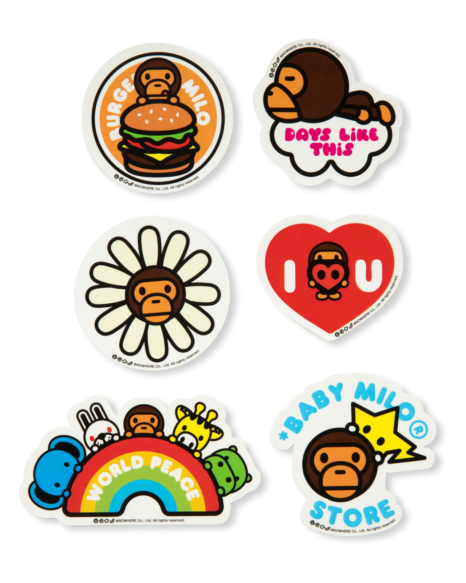BABY MILO® STORE Baby Milo stickers pack | Bape official website