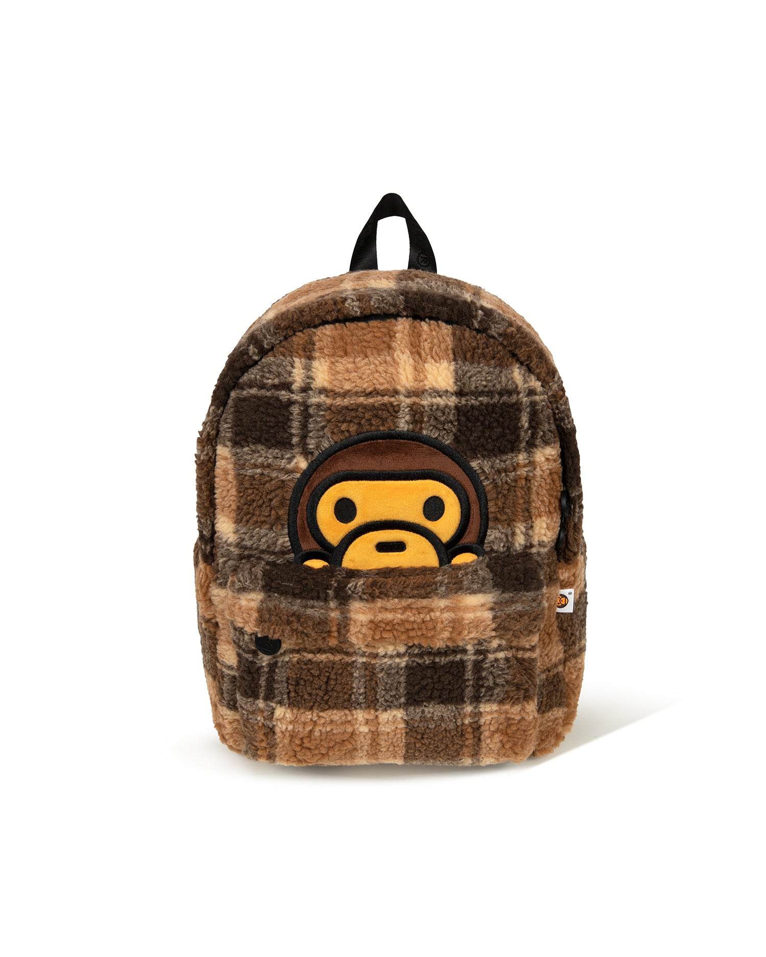 BABY MILO® STORE Sherpa fur medium backpack | Bape official