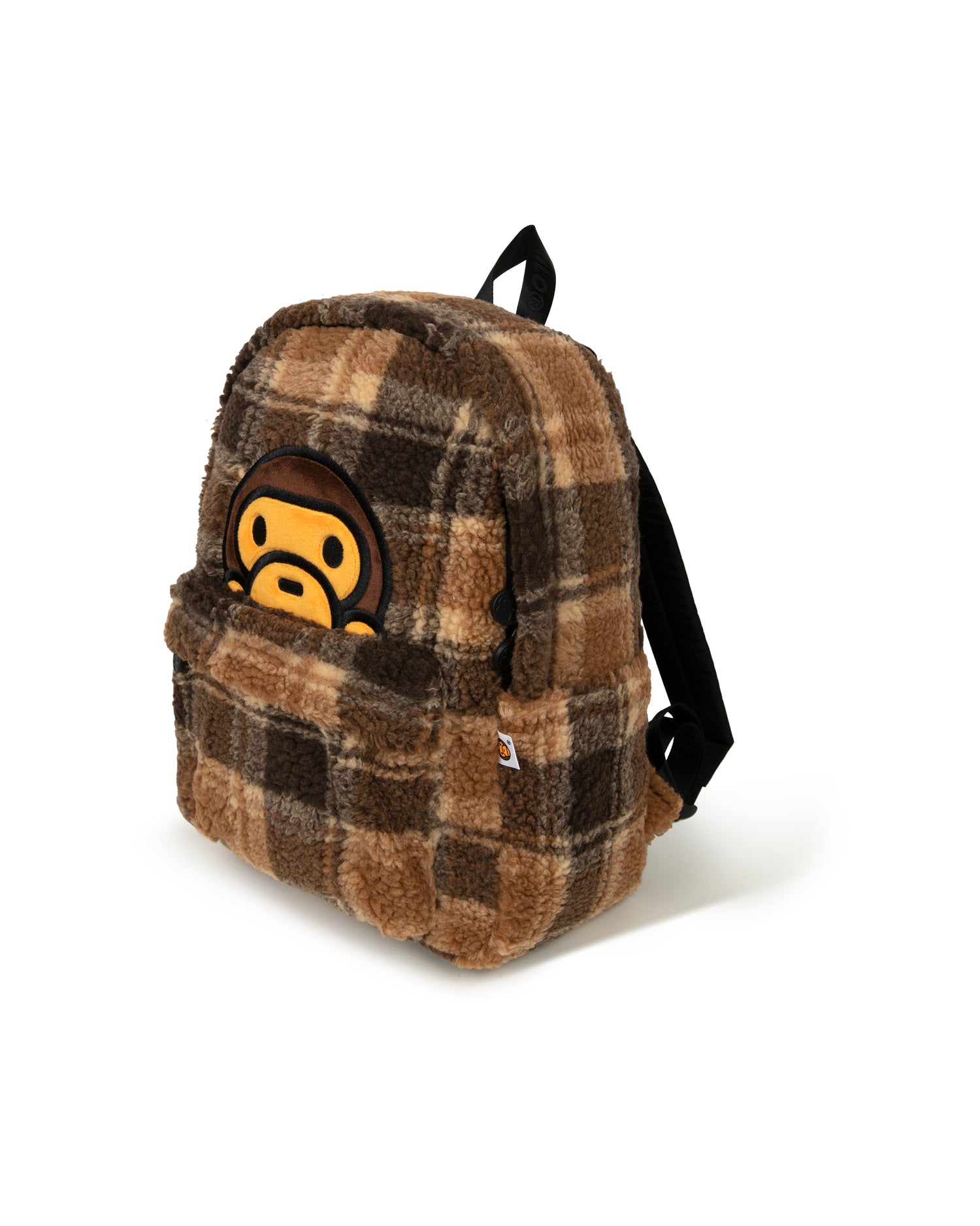 BABY MILO® STORE Sherpa fur medium backpack | Bape official