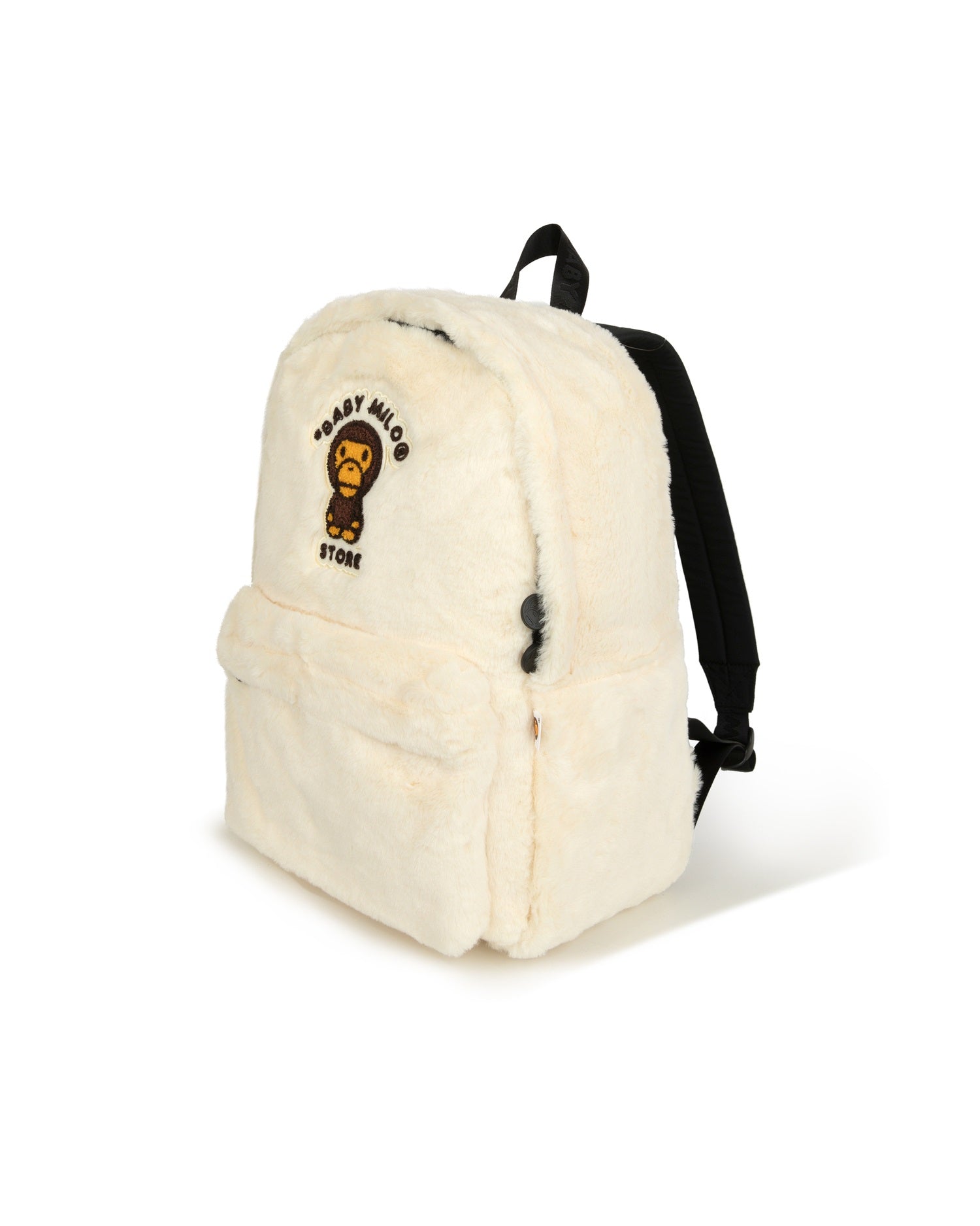 BABY MILO STORE Baby Milo furry medium backpack Bape official website INT.BAPE.COM