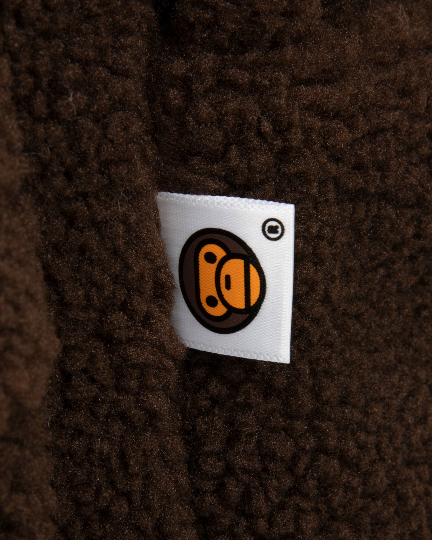 BABY MILO® STORE Sherpa fur medium backpack | Bape official