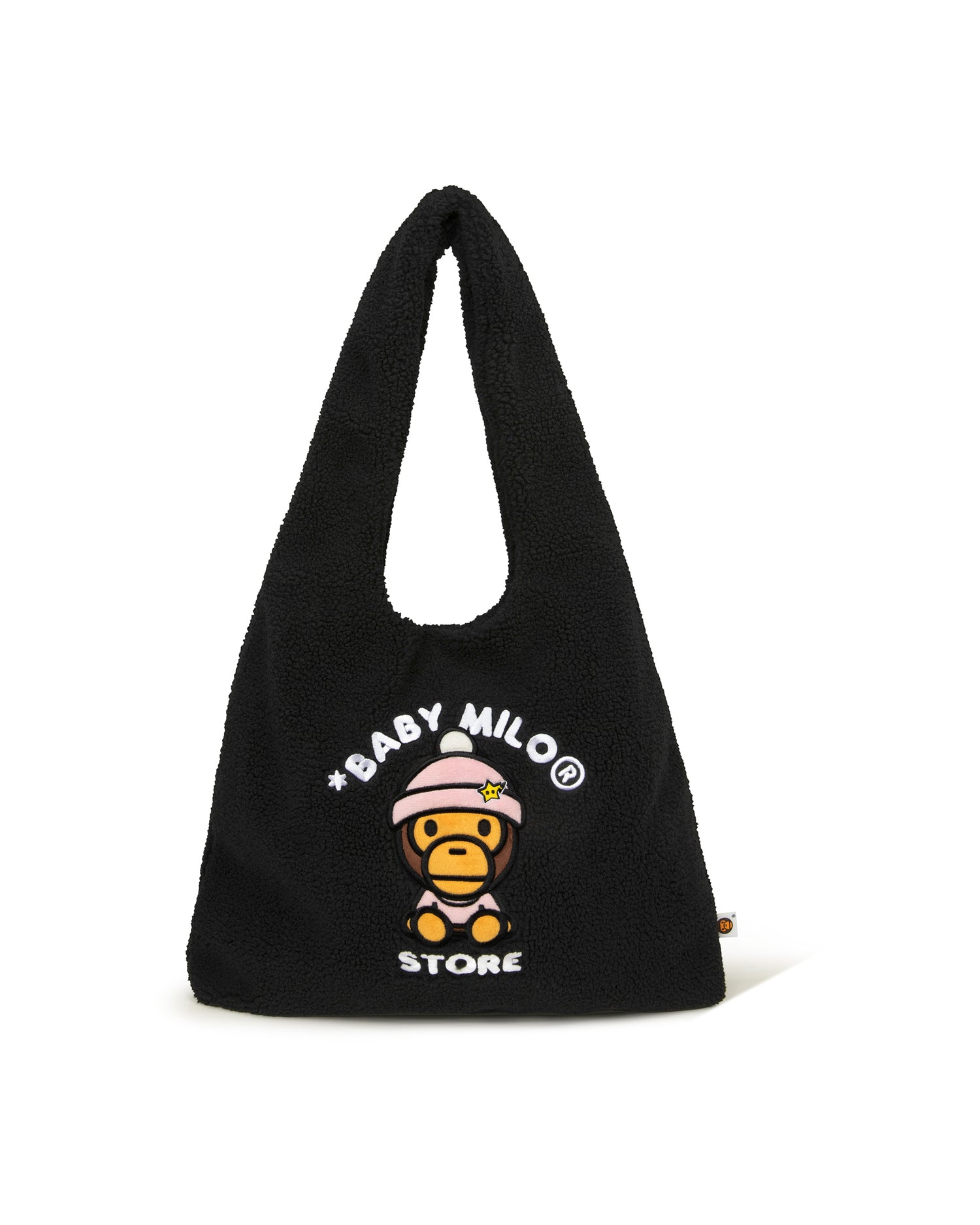 BABY MILO® STORE Baby Milo sherpa fur large tote bag | Bape