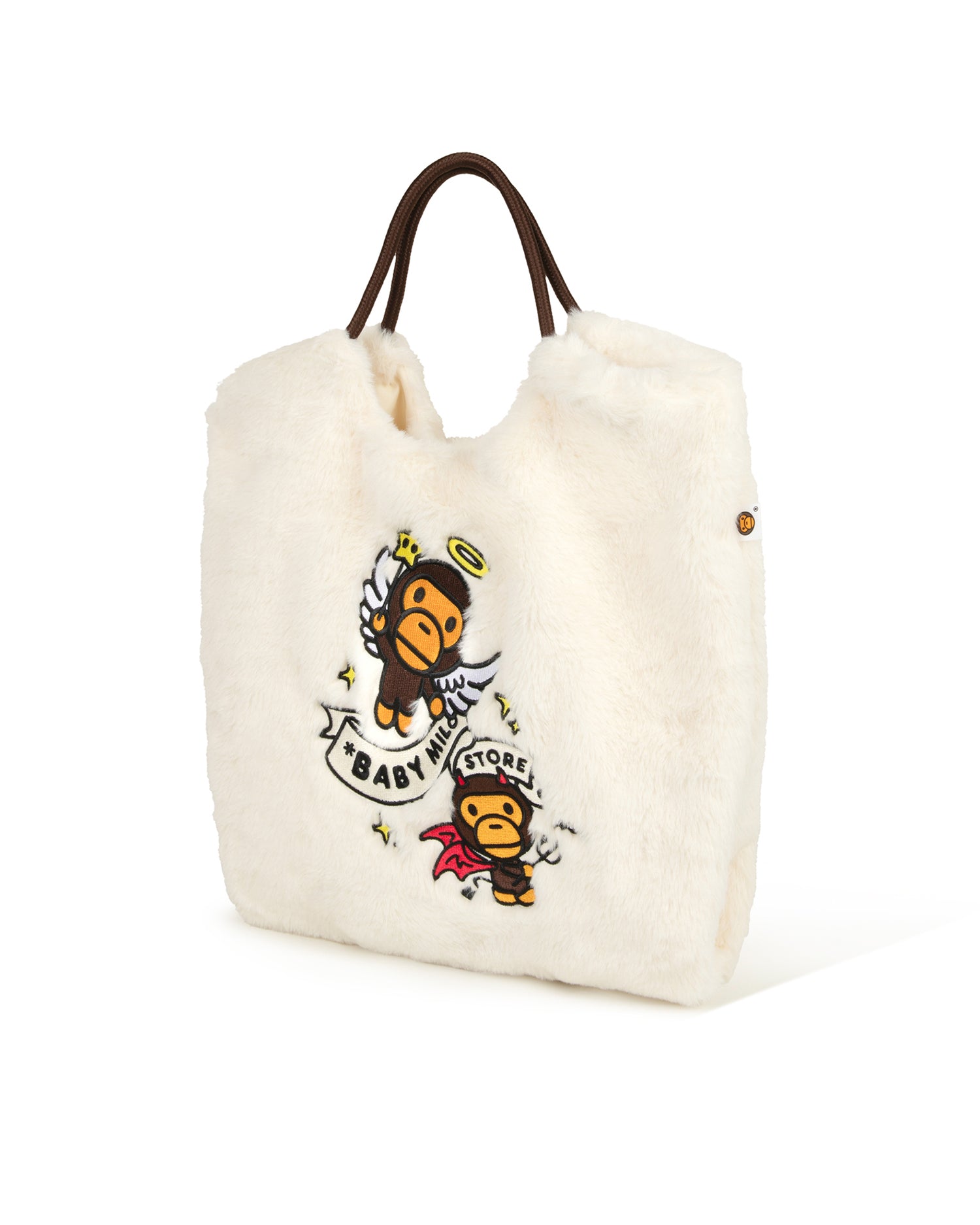 BABY MILO® STORE Sherpa fur large tote bag | Bape official website
