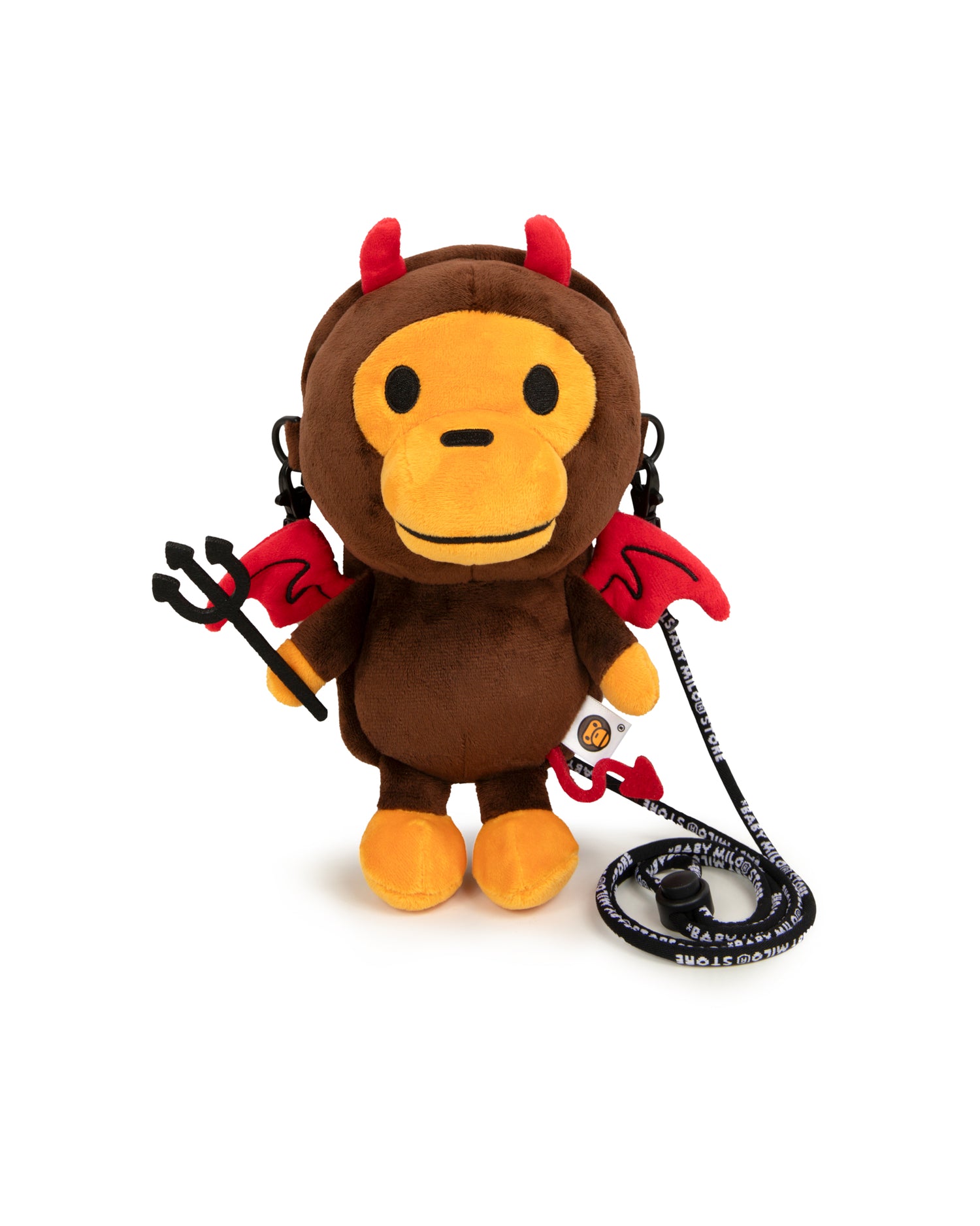 バッグ BAPE MILO PLUSH DOLL SHOULDER BAG BAPE A BATHING APE BABY MILO PLUSH DOLL CHAIN SHOULDER BAG leather