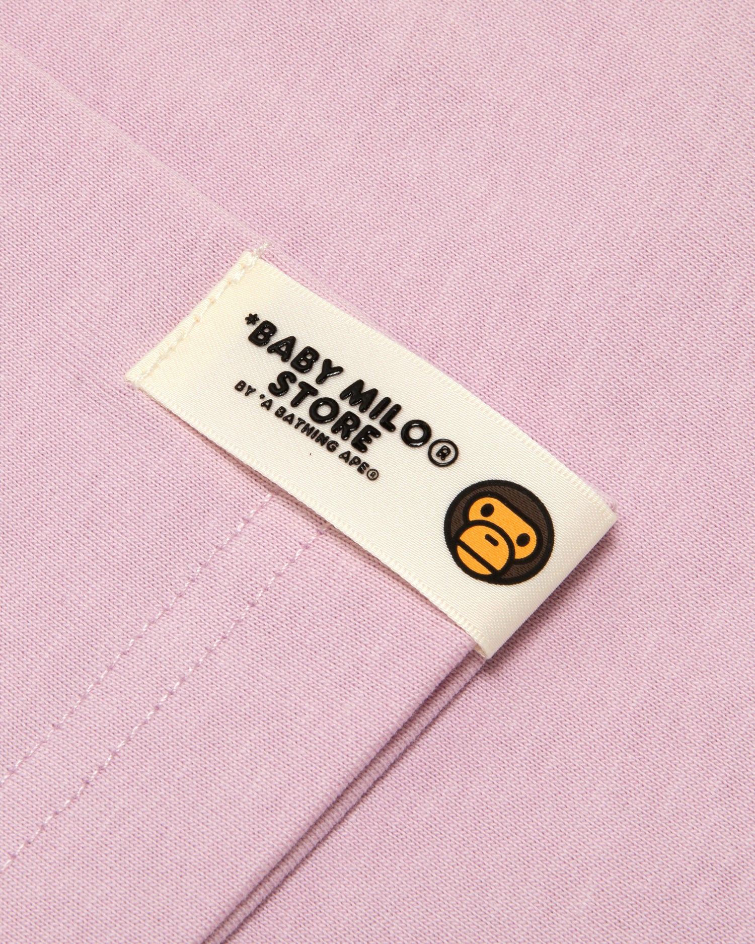 bape milo pink tee　エイプべイプ　マイロ　Tシャツ　レディース BABY MILO® STORE Milo regular fit tee | Bape official