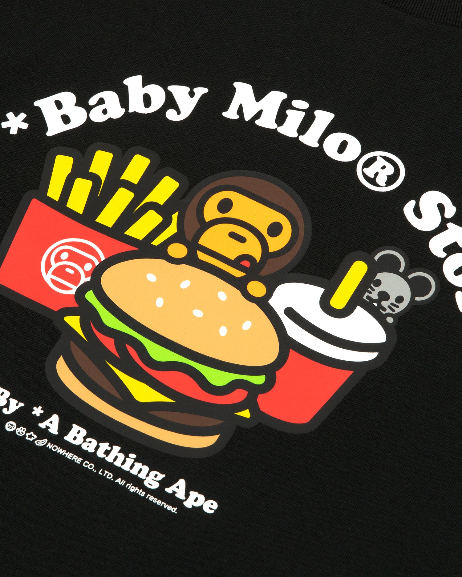 *BABY MILO® STORE Milo regular fit tee | Bape official website – INT ...