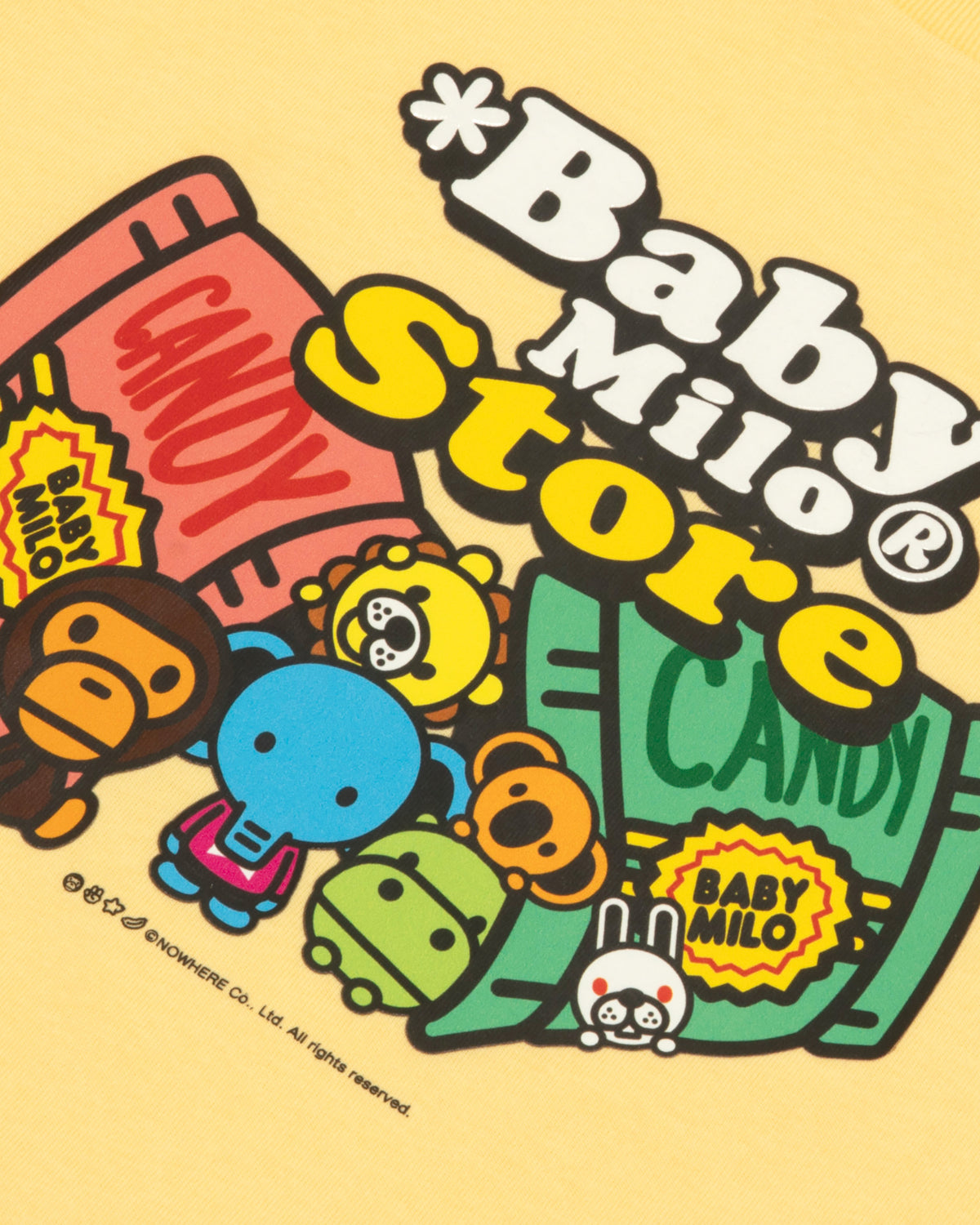 *BABY MILO® STORE Baby Milo regular fit tee | Bape official website ...