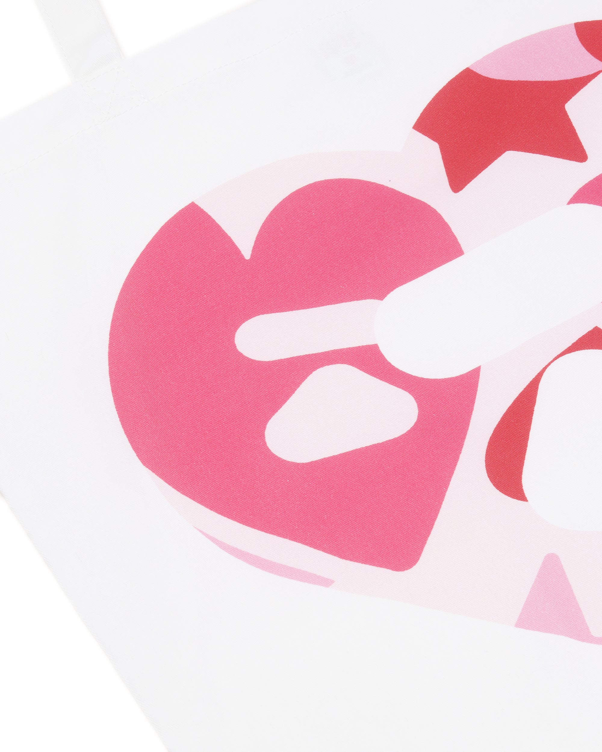 APEE Camo heart logo tote bag | Bape official website – INT.BAPE.COM