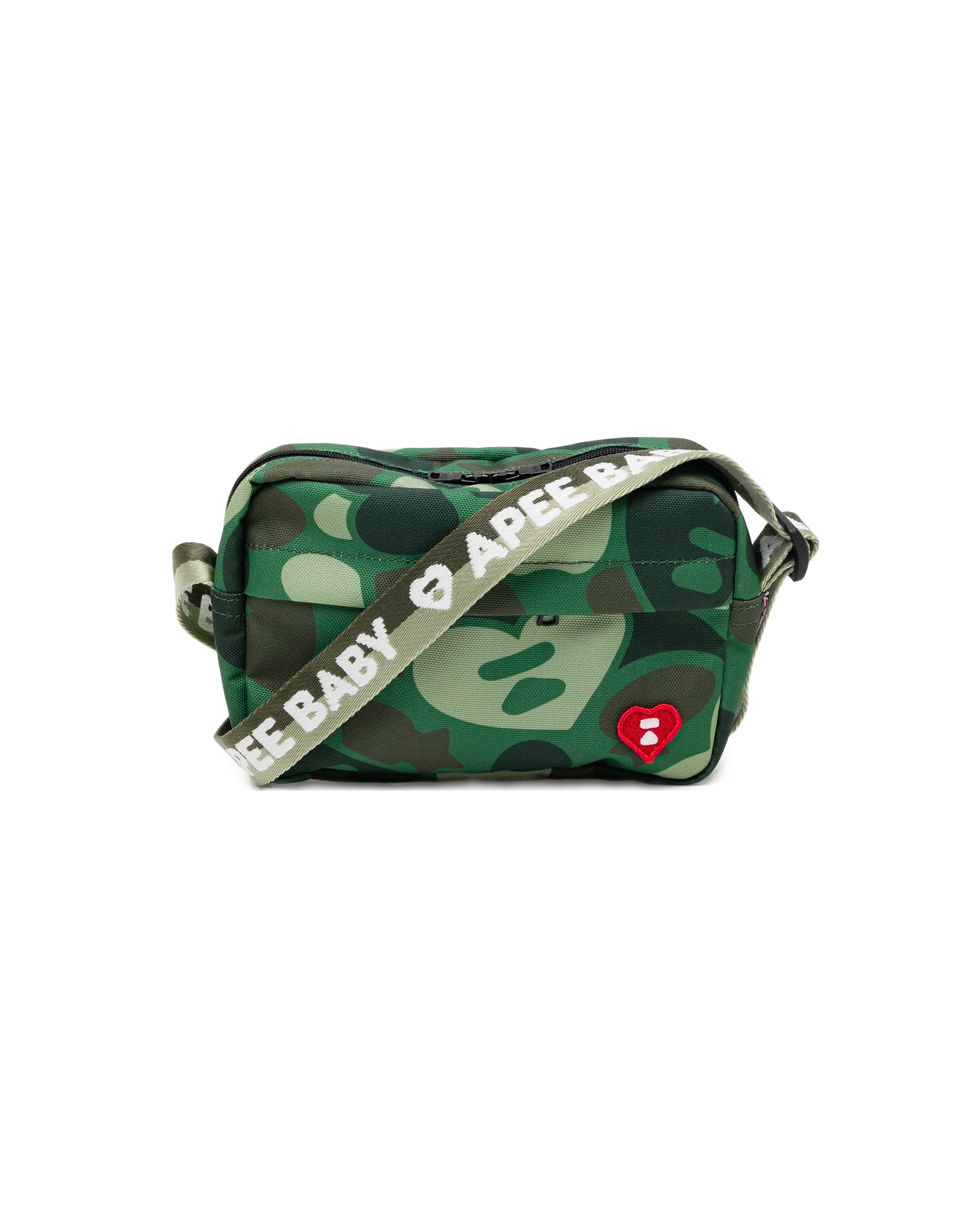 APEE Heart badge crossbody camo mini bag | Bape official website