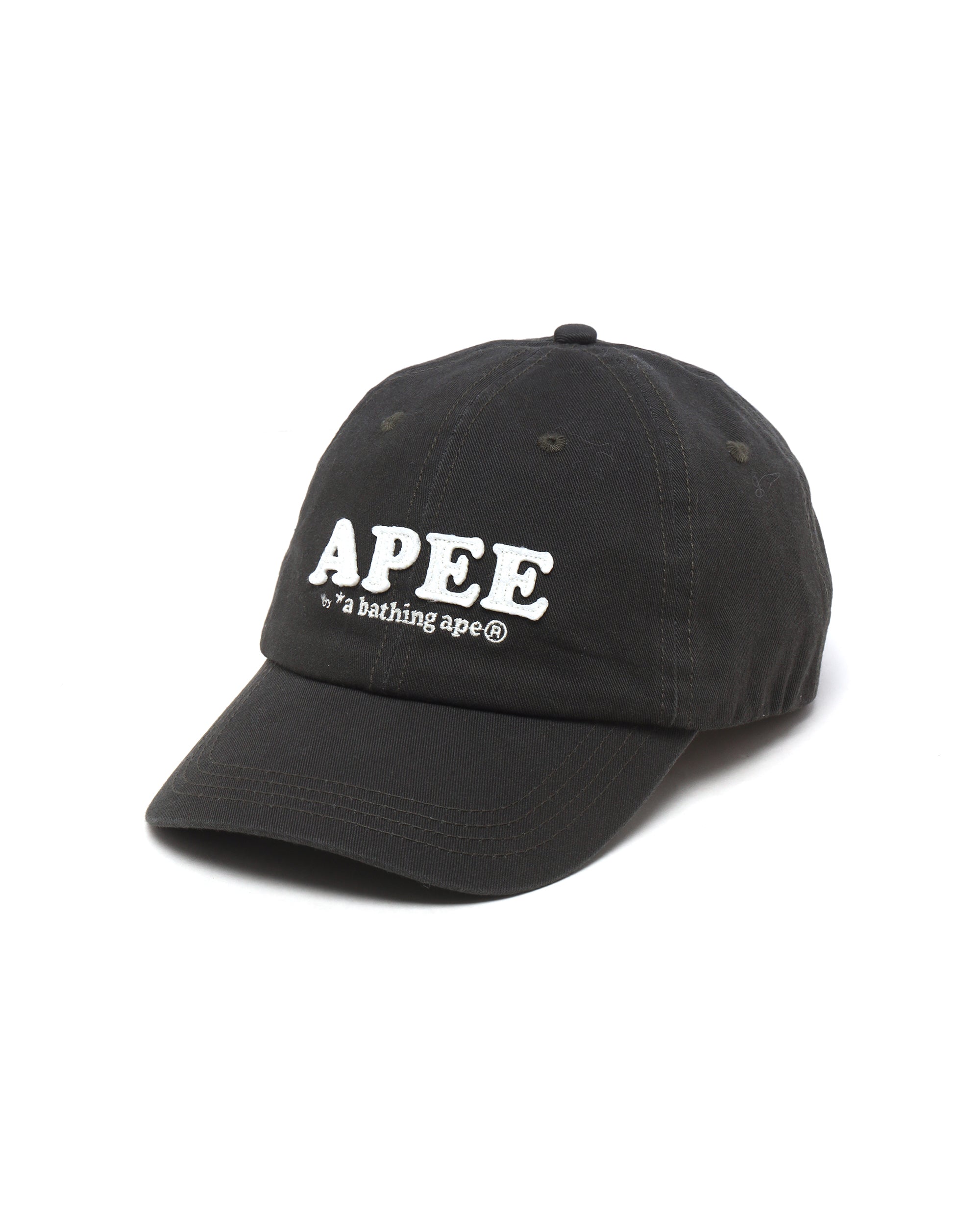 A BATHING APE ロゴキャップ ホワイト/ネイビー APEE Logo patch cap | Bape official website – INT.BAPE.COM
