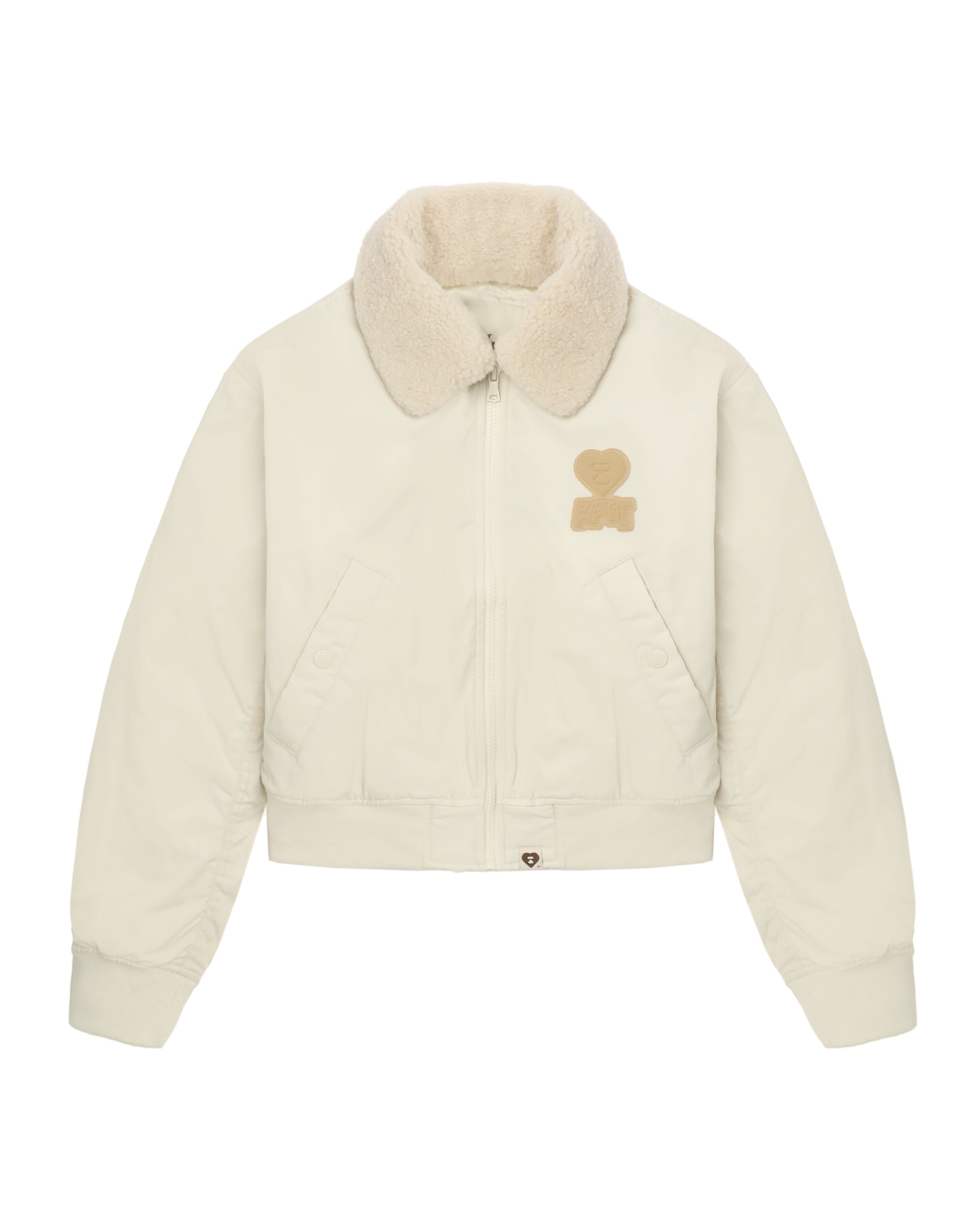 APEE Fur-collar zip-up jacket | Bape official website – INT.BAPE.COM
