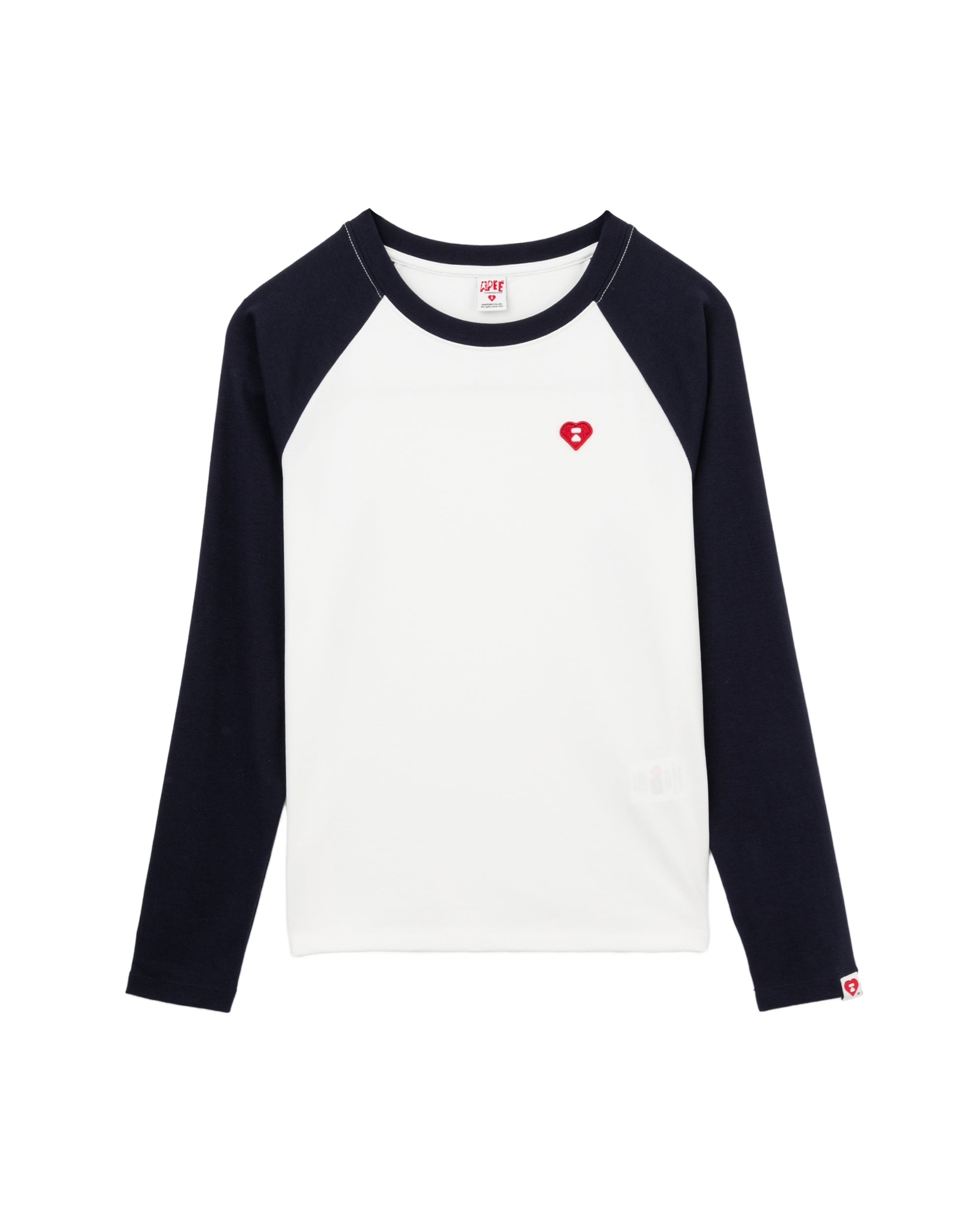 APEE Long-sleeve raglan tee | Bape official website – INT.BAPE.COM