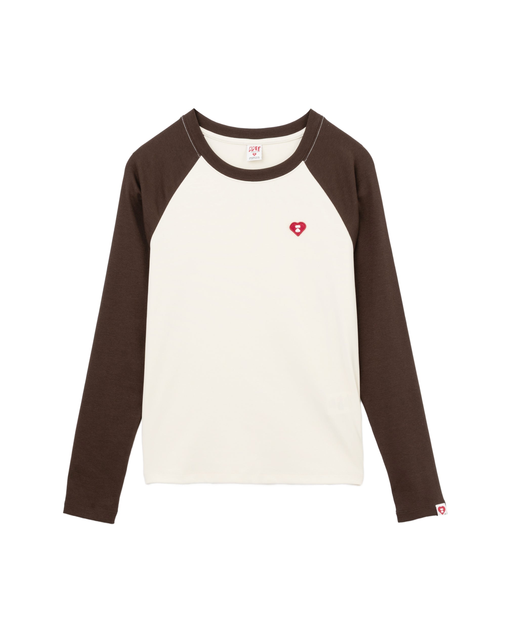APEE Long-sleeve raglan tee | Bape official website – INT.BAPE.COM