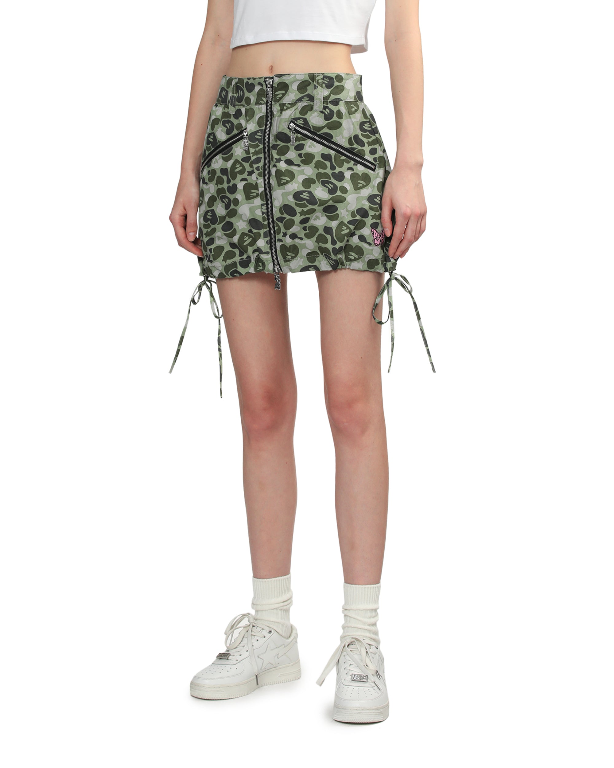 BAPE APE MINI SKIRT スカート AAPE Belted denim mini skirt | Bape official website – INT