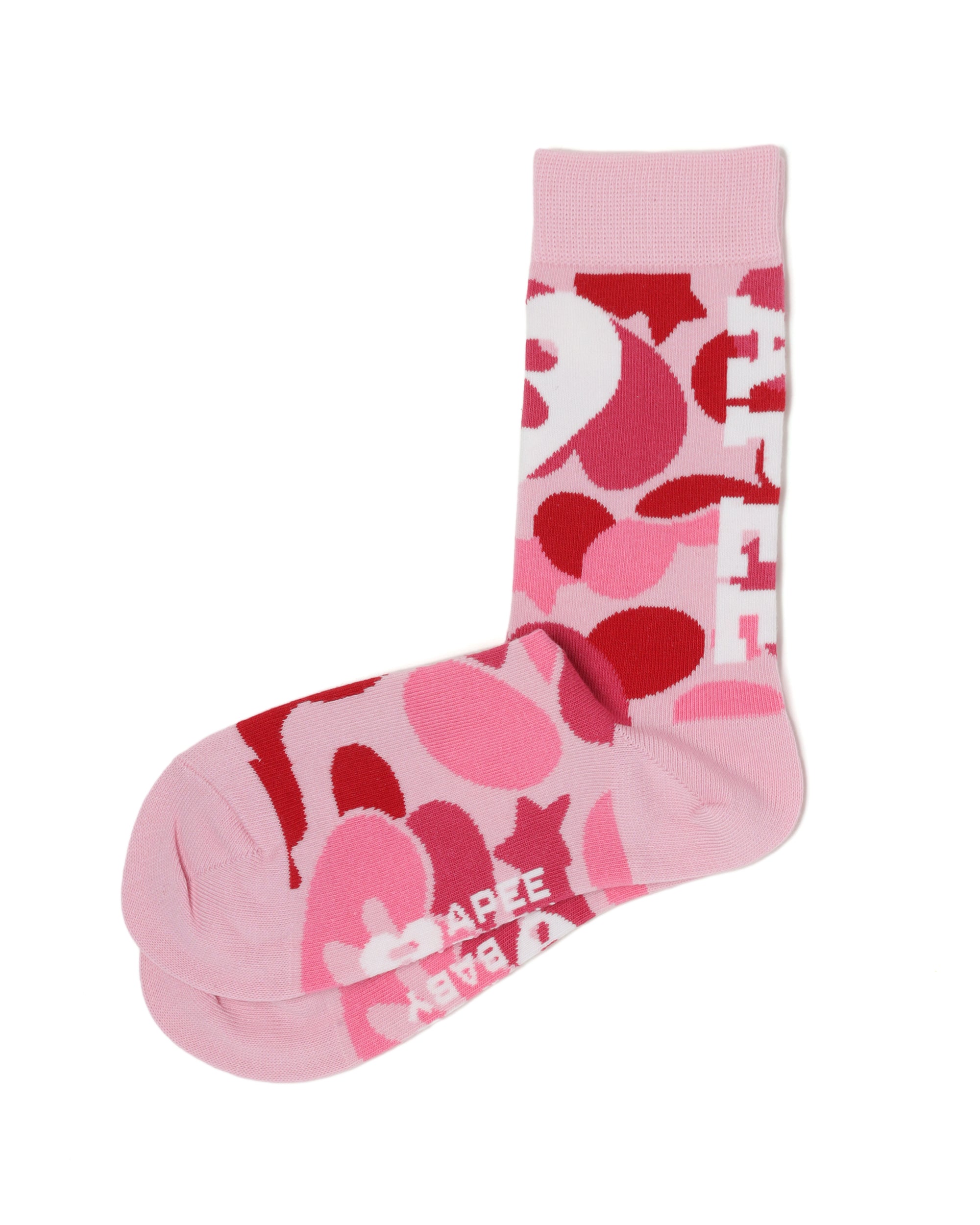 APEE Heart logo camo socks | Bape official website – INT.BAPE.COM