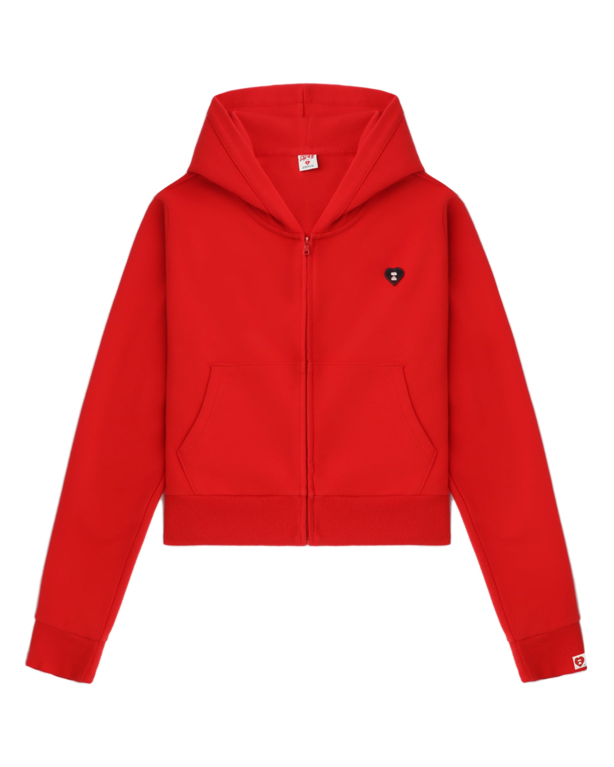 APEE Heart logo zip-up hoodie | Bape official website – INT.BAPE.COM