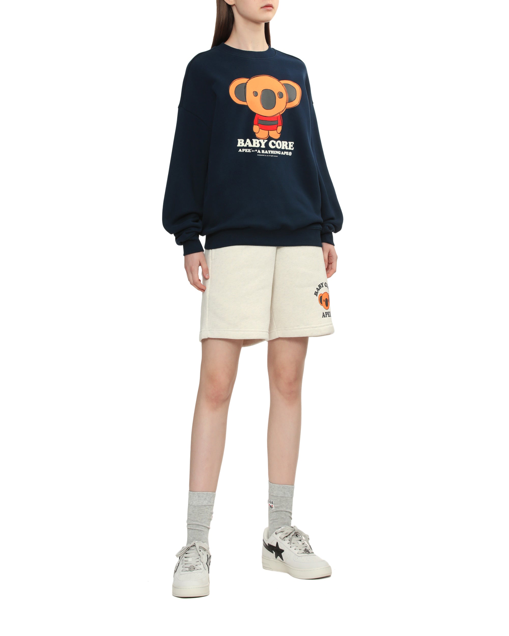 APEE Koala graphic sweatshirt | Bape official website – INT.BAPE.COM