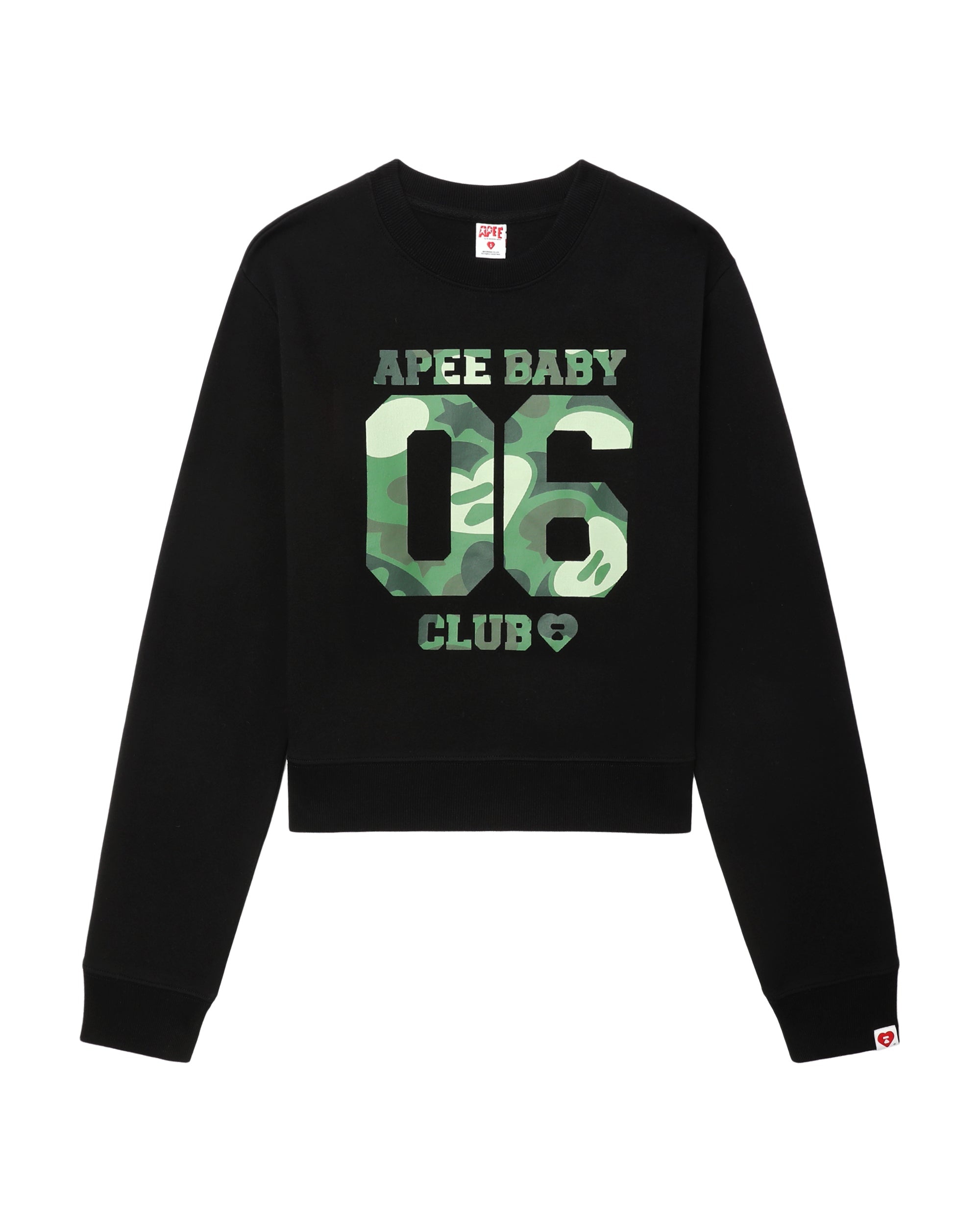 APEE Camo numberic sweatshirt | Bape official website – INT.BAPE.COM