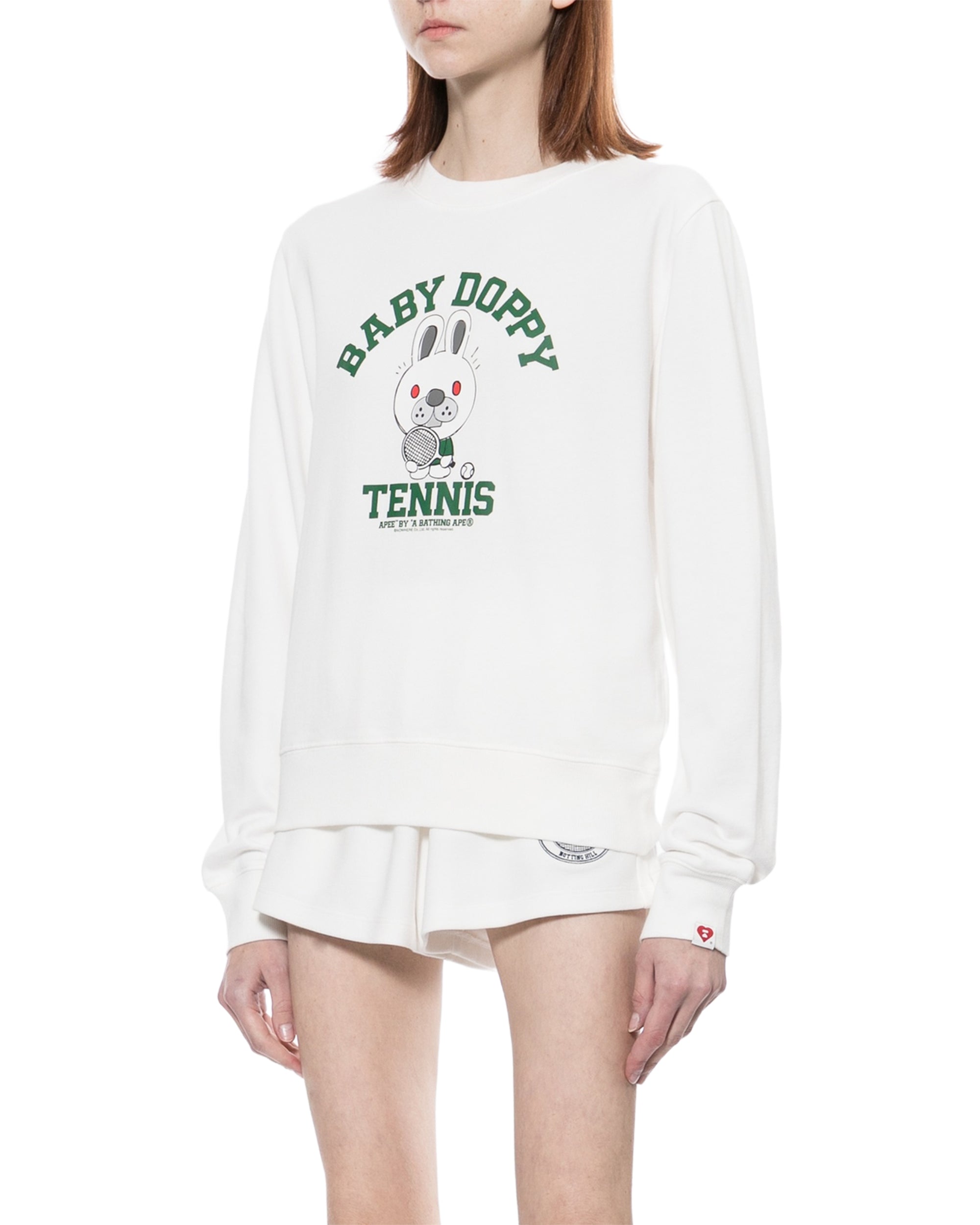 エイピー BABY DOPPY PRINTED SWEAT SHIRT#2 APEE Baby doppy print sweat shirt | Bape official website – INT