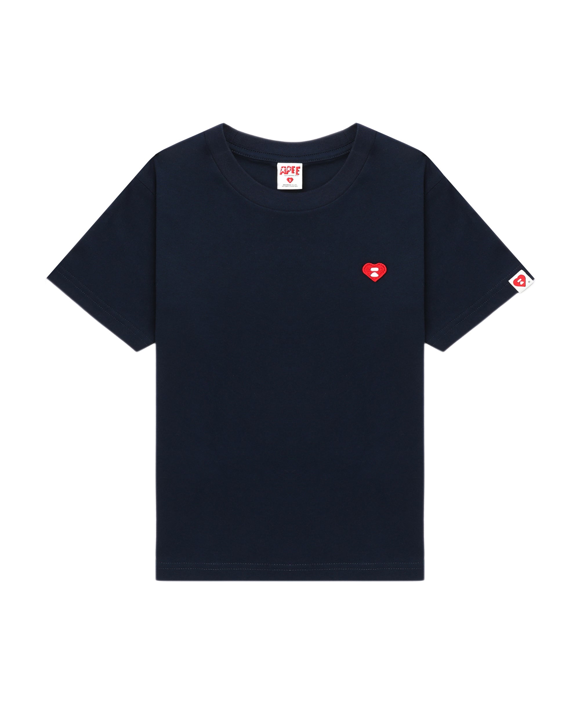 APEE Heart logo patch tee | Bape official website – INT.BAPE.COM