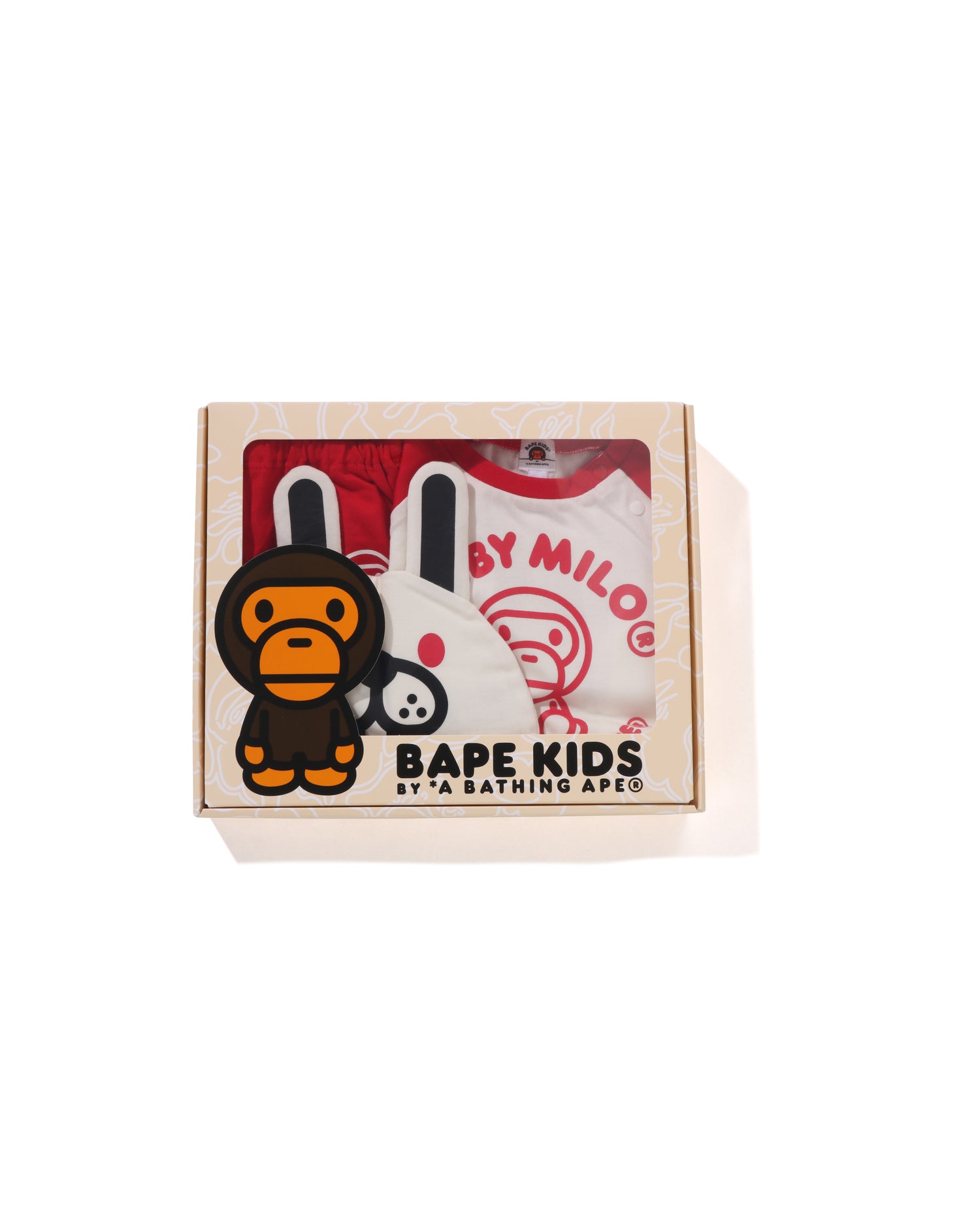A BATHING APE® Babies Baby Milo Frieds Baby Gift Set | Bape