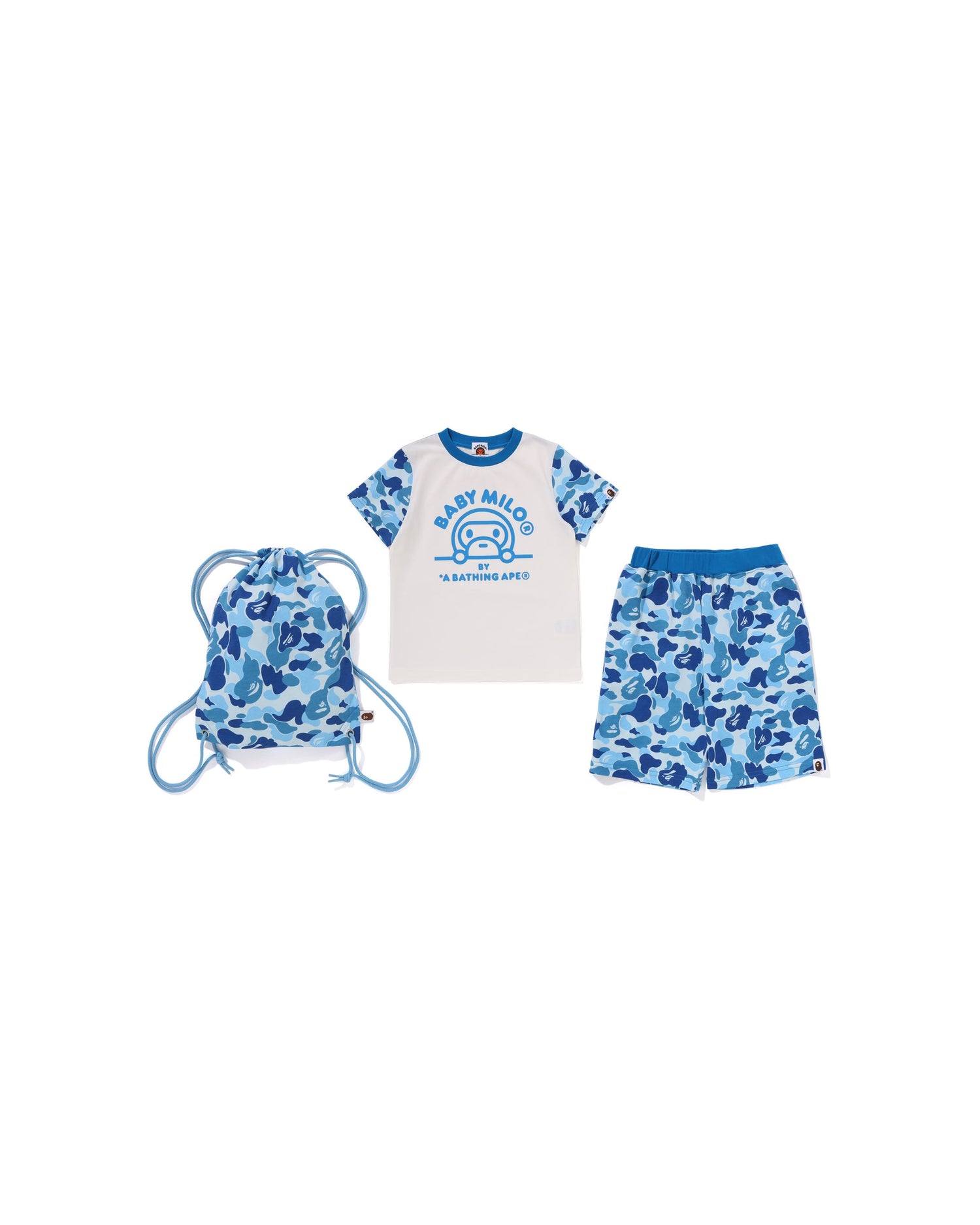 A BATHING APE® Kids Abc Camo Baby Milo Kids Gift Set | Bape