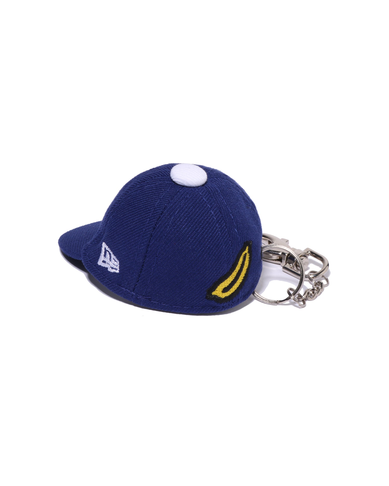 APEキーホルダーBABY MILO A BATHING APE® Kids Baby Milo Banana New Era Cap Key Chain