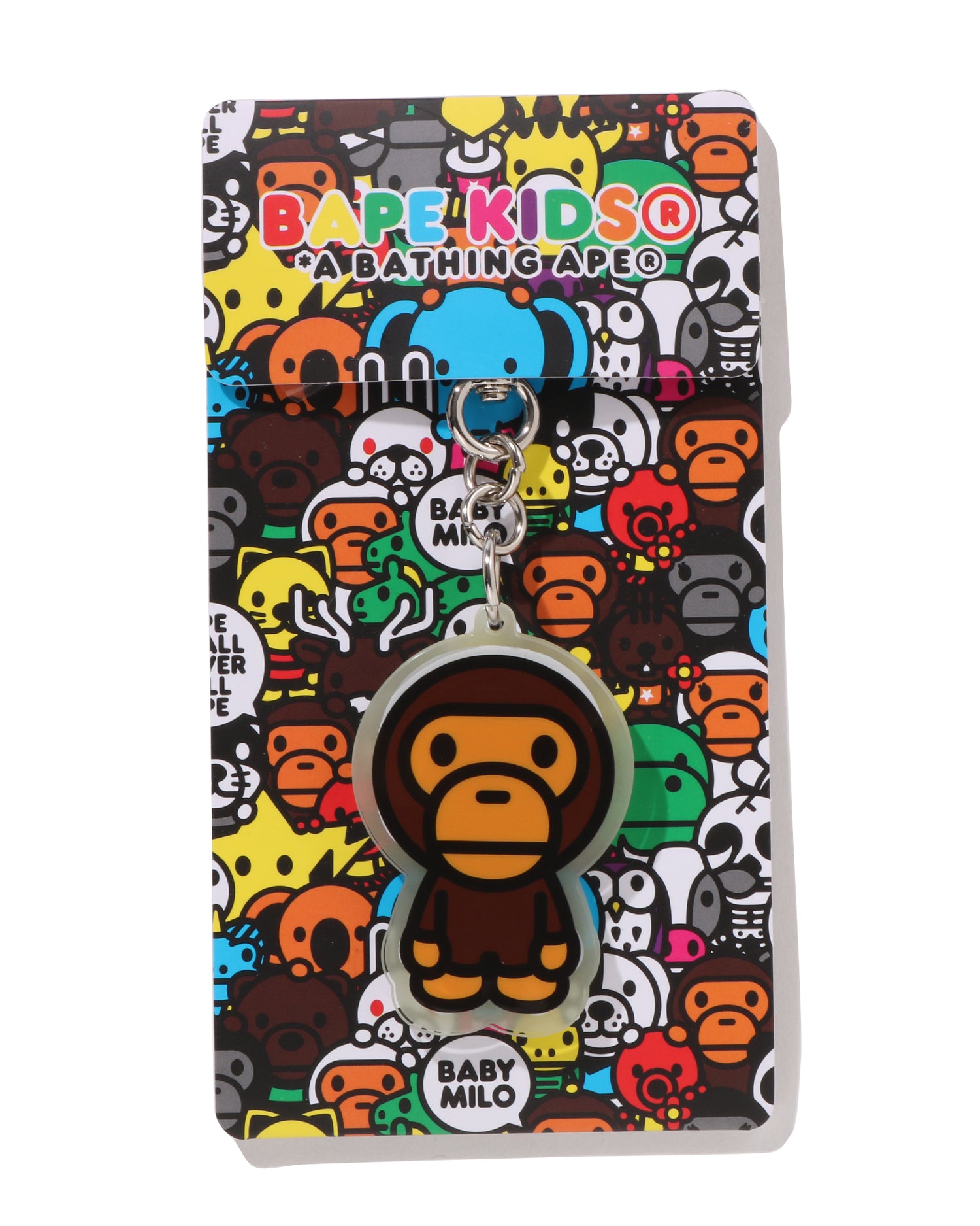 APEキーホルダーBABY MILO New BAPE A Bathing Ape 3D BABY MILO PVC KEYCHAIN 2K80182022