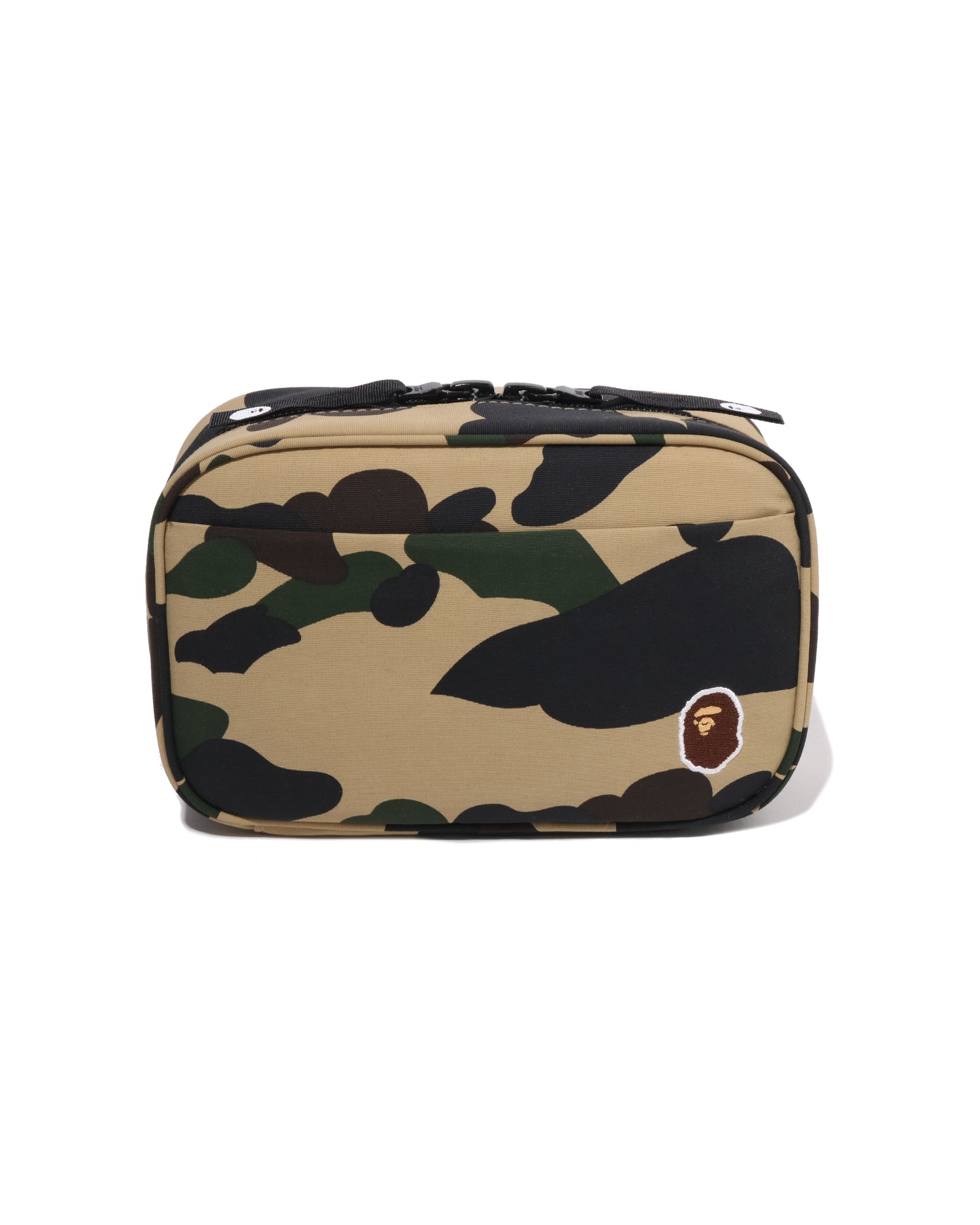 ベイシングエイプ　ポーチ A BATHING APE アベイシング エイプ レザー調 長財布 マルチポーチ 小物入れ