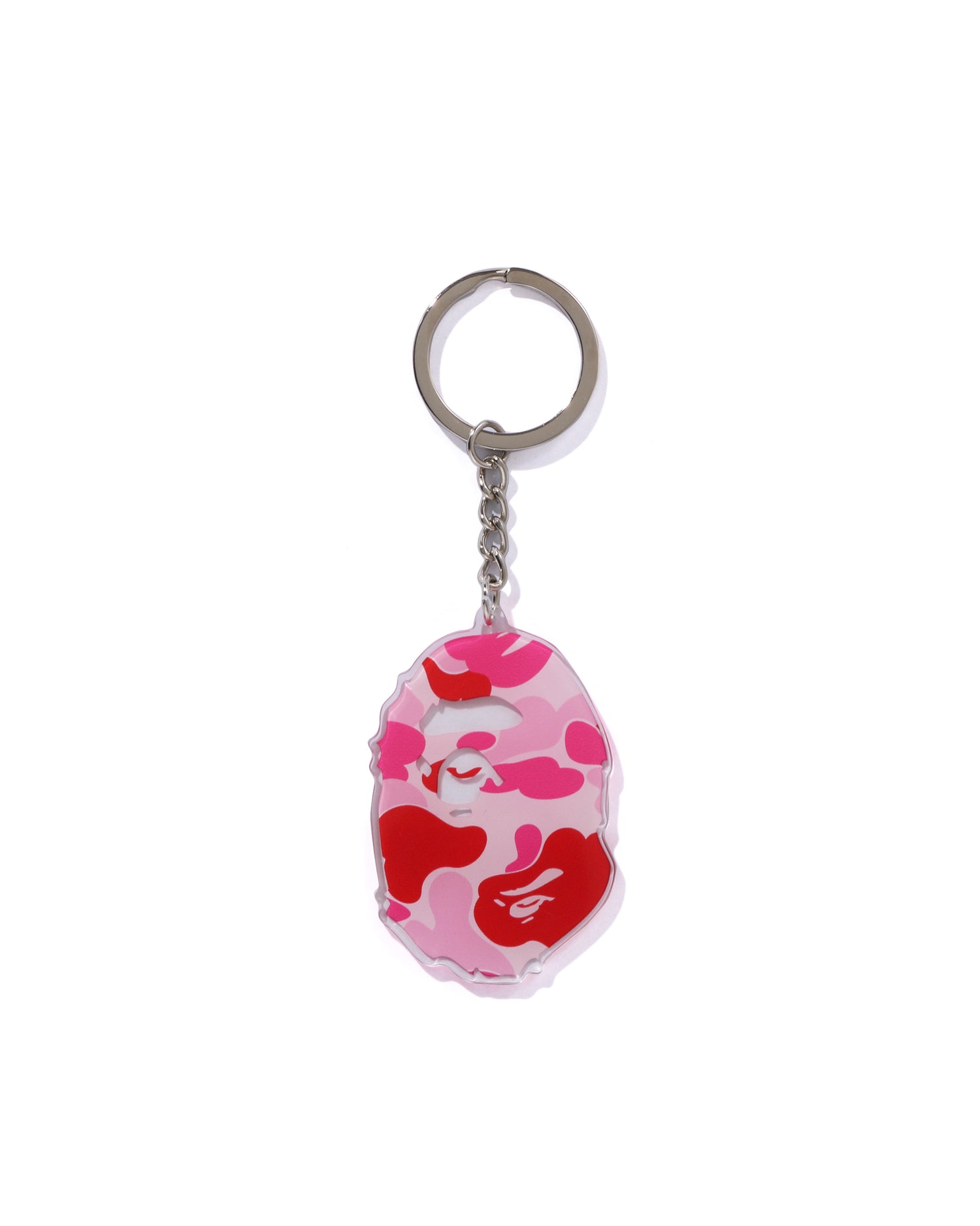 A BATHING APE® Abc Camo Ape Head Acrylic Keychain | Bape official