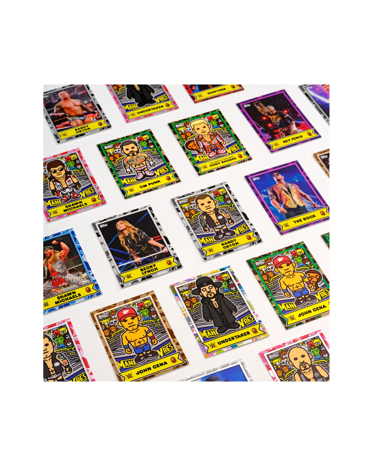 WWE x BAPE® x Topps – INT.BAPE.COM