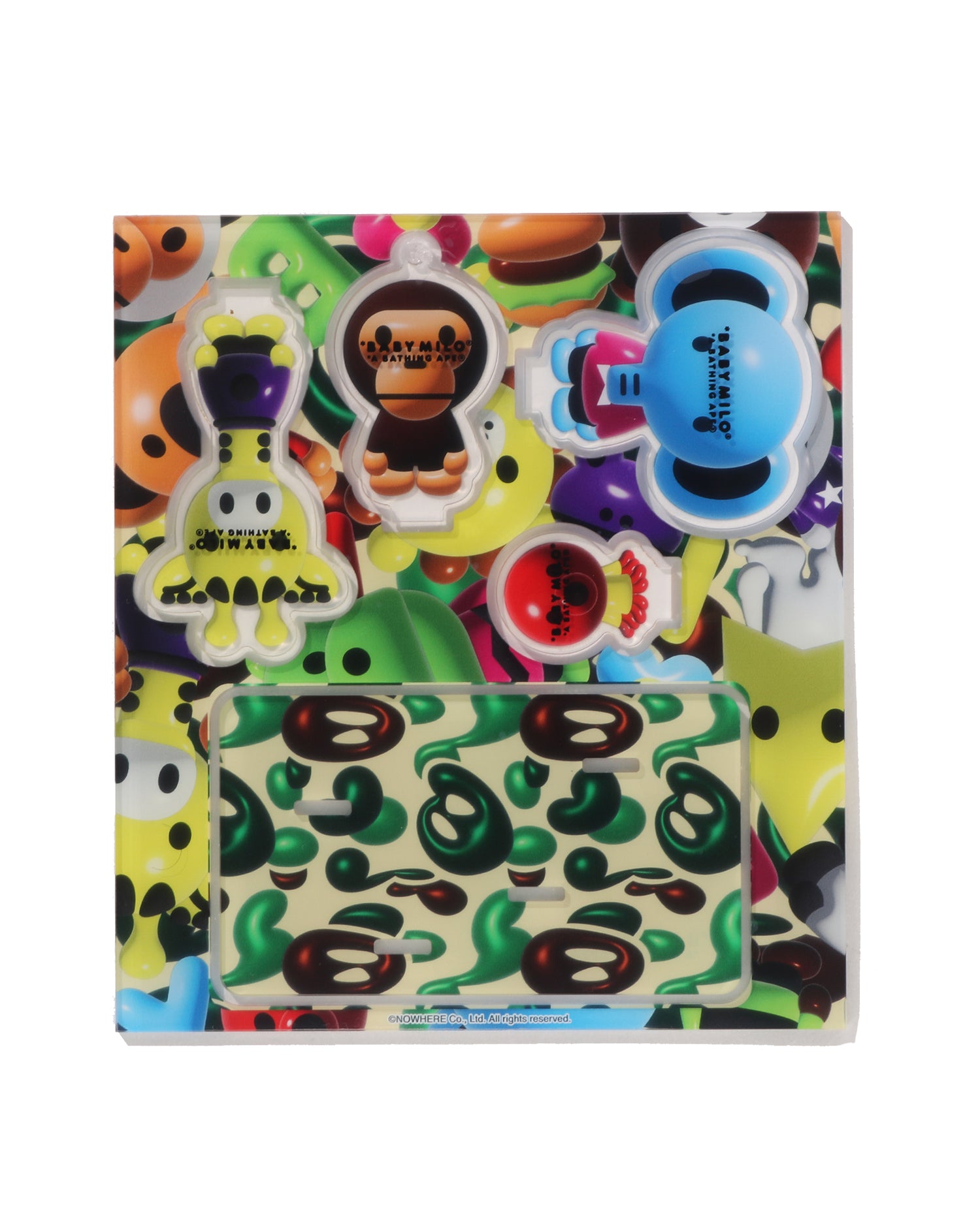 A BATHING APE® 3D Milo All Friends Acrylic Stand Keychain | Bape