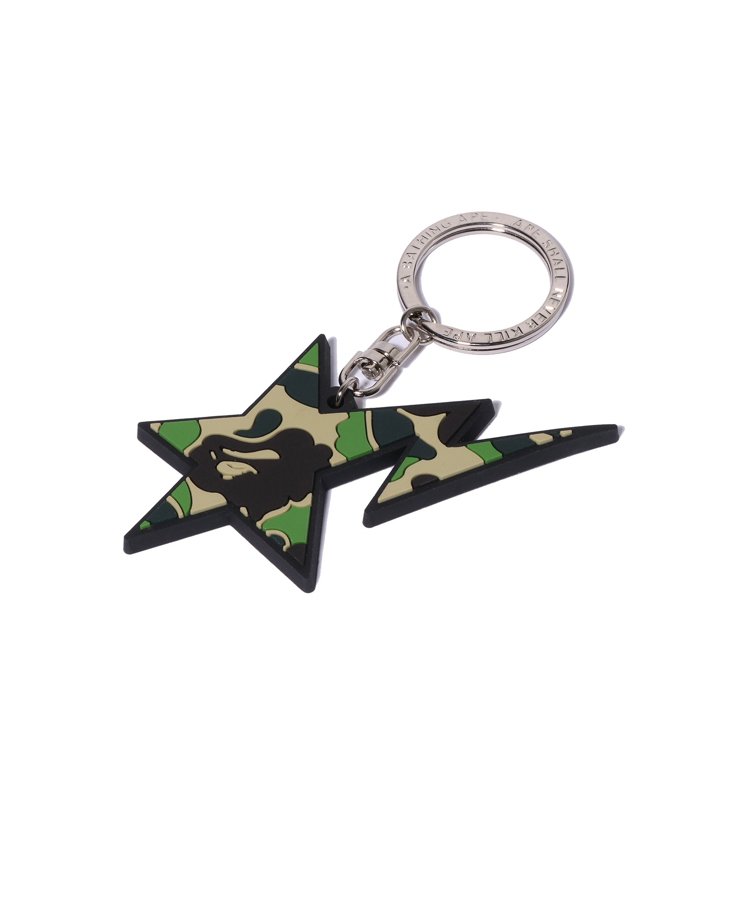 A BATHING APE® Abc Camo STA Rubber Keychain | Bape official